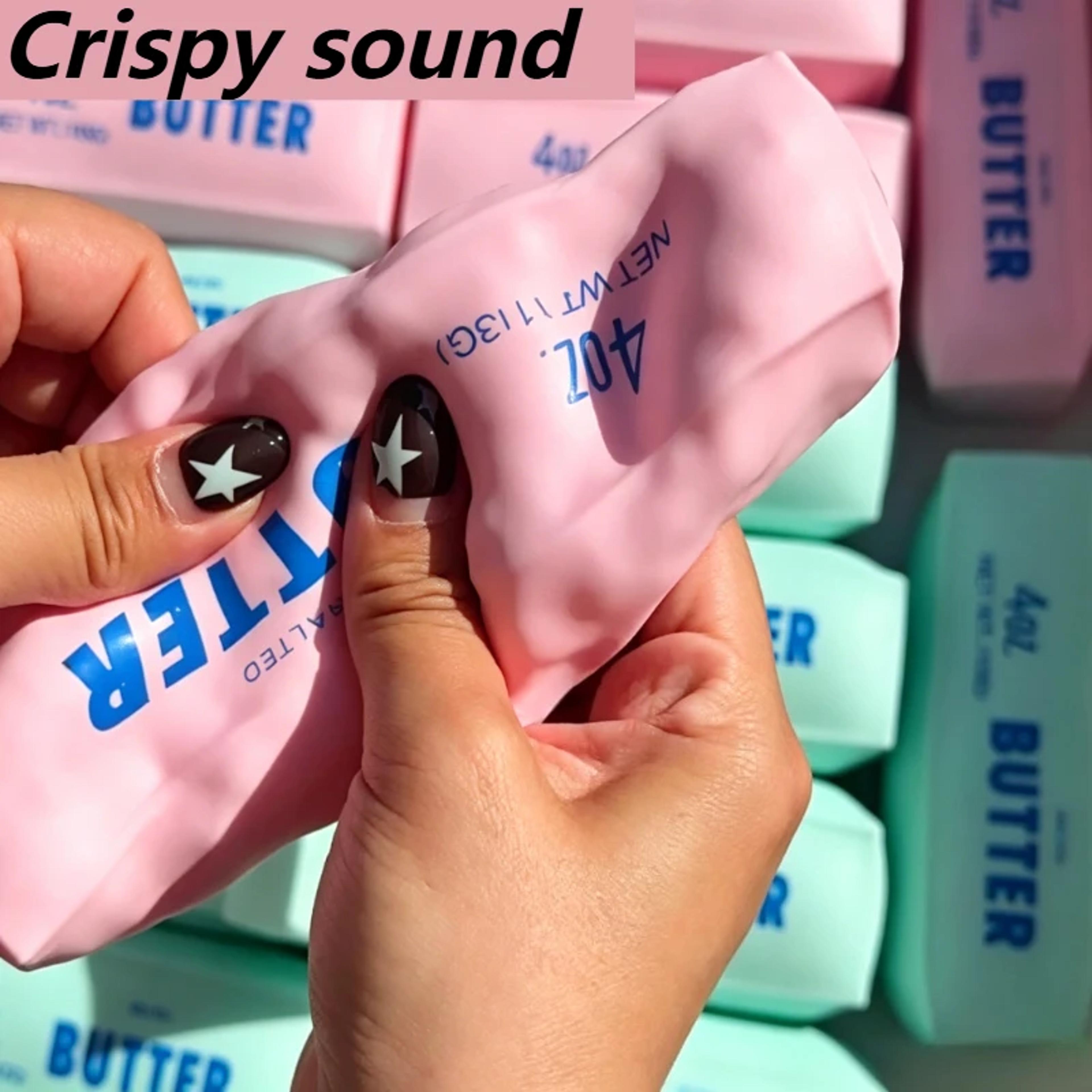 butter stick squishy stress ball – crunchy slow rebound sensory fidget toy