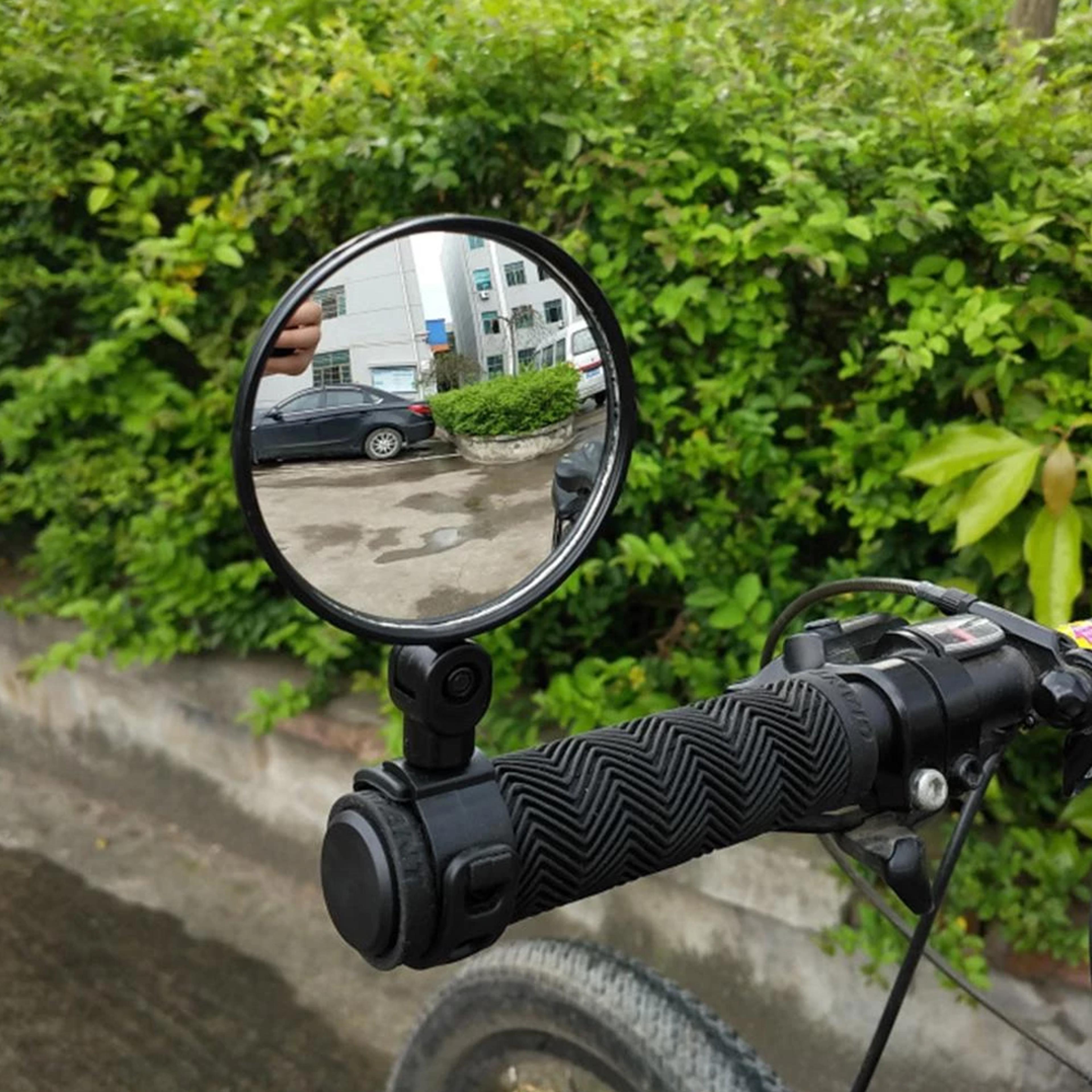universal 360 degree rotating bicycle rear view mirror