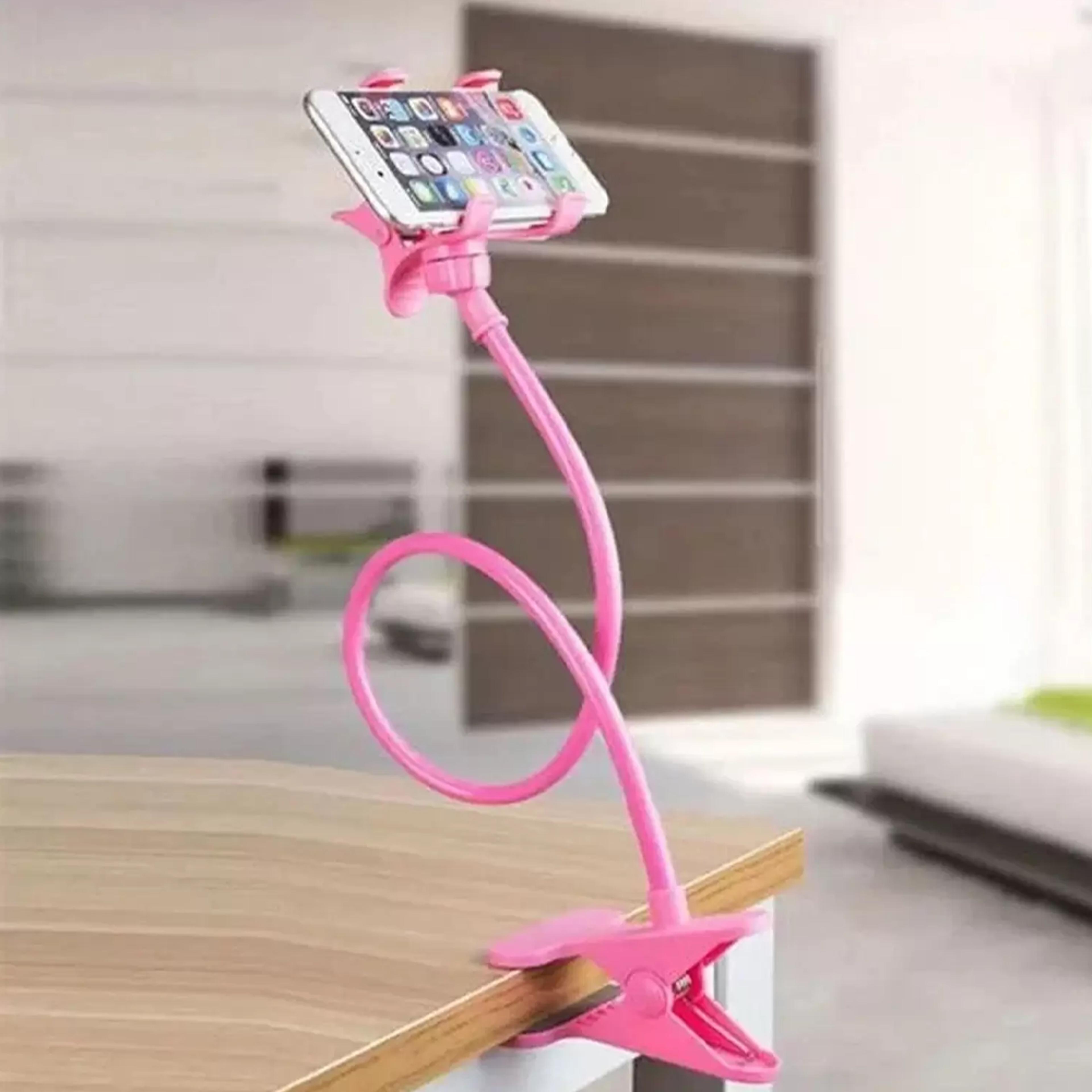 flexible phone holder for bed, desks & side tables