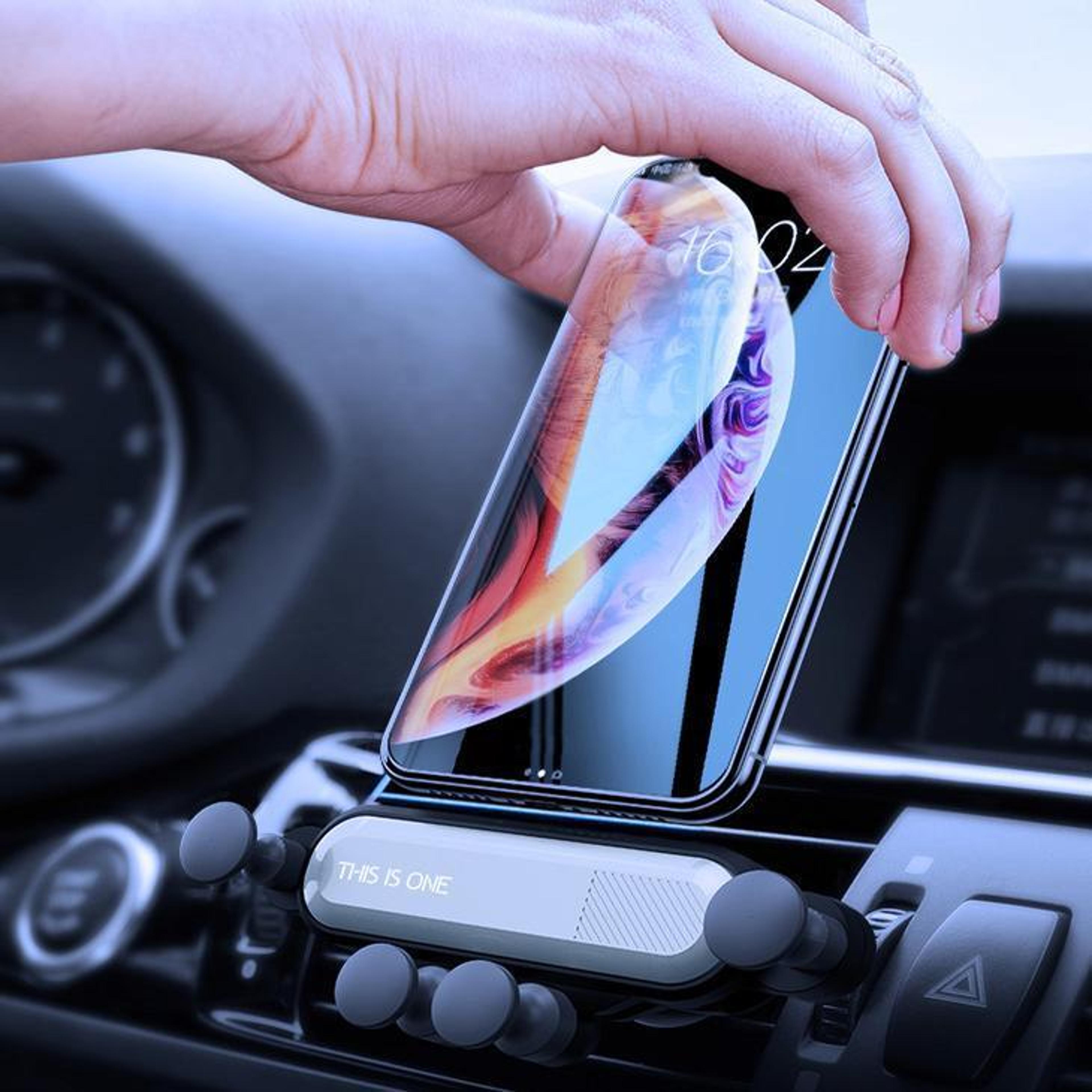 gravity car phone holder, phone mount holder for car vent, gravity phone mount for secure car use