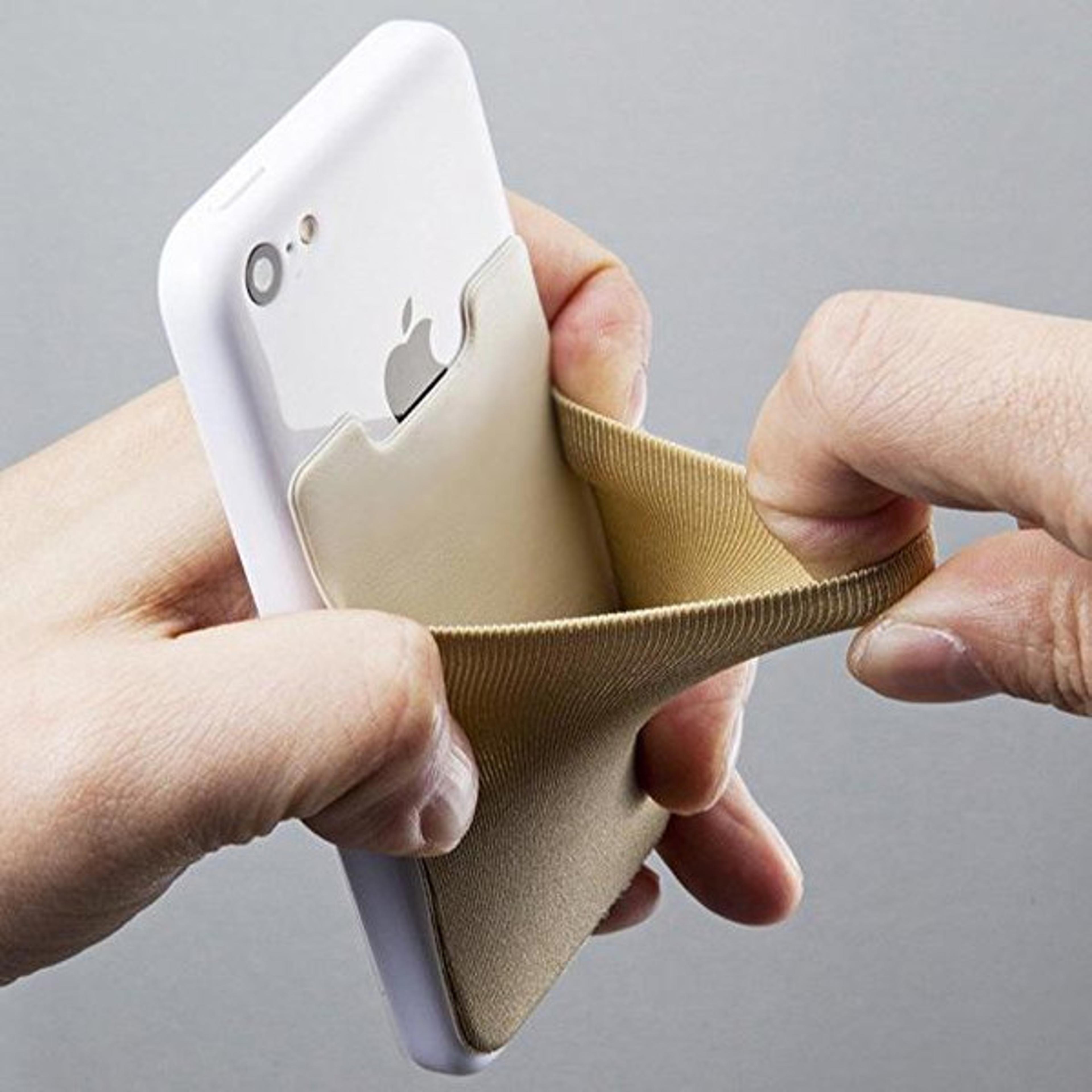 adhesive phone pocket