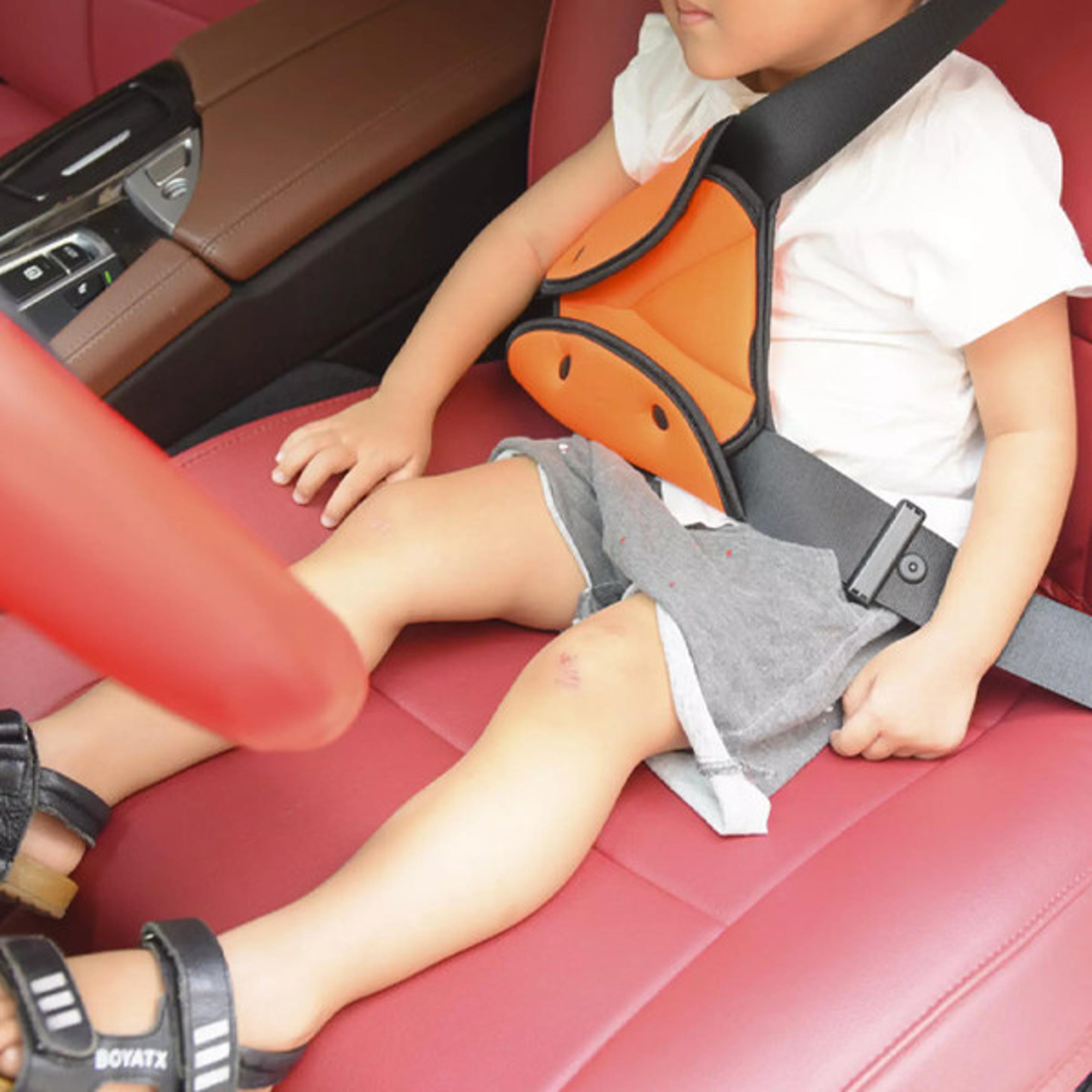 protective and comfortable seat belt adjuster for kids, adults