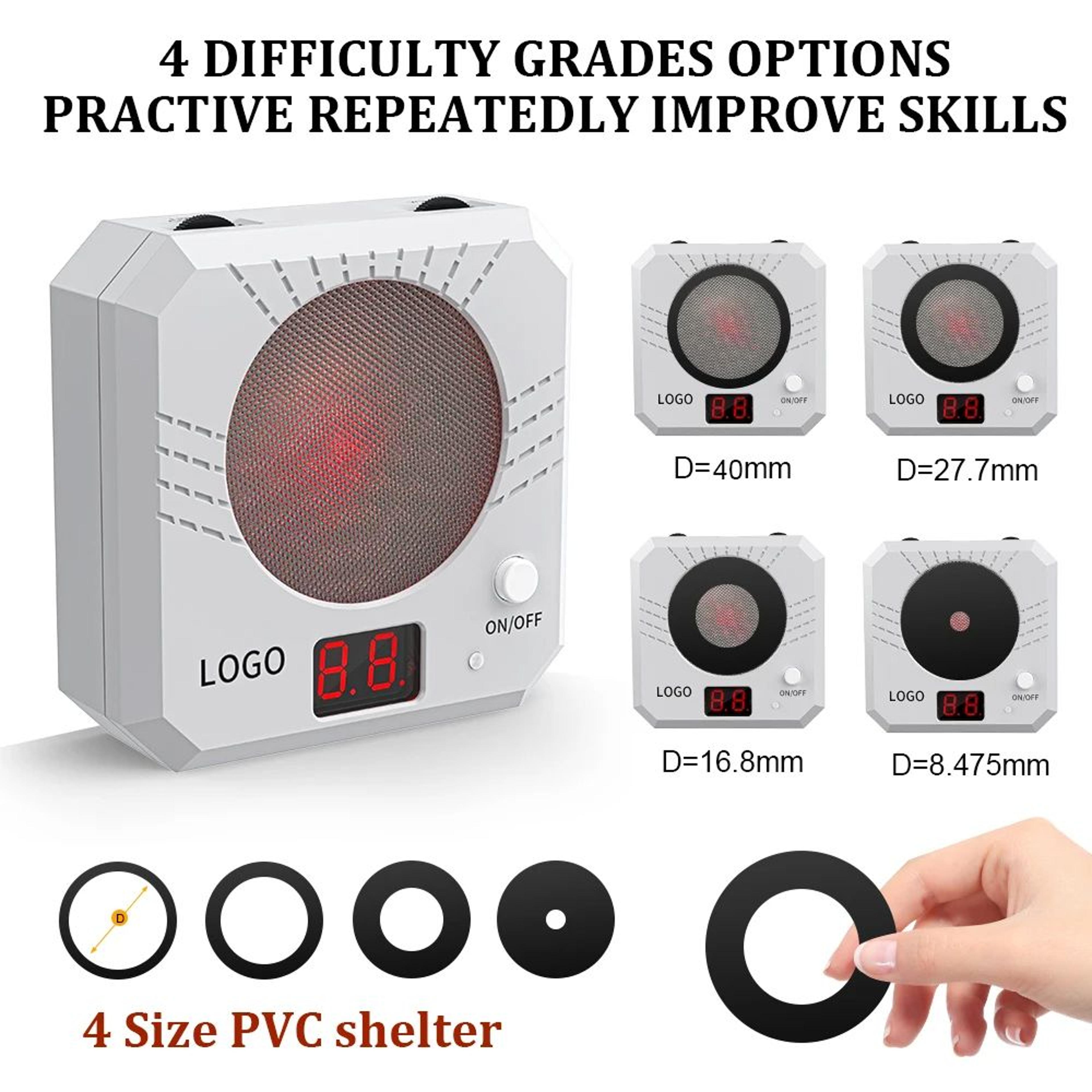infrared induction electronic scoring laser target, color sensitive dry fire training system with sound effects