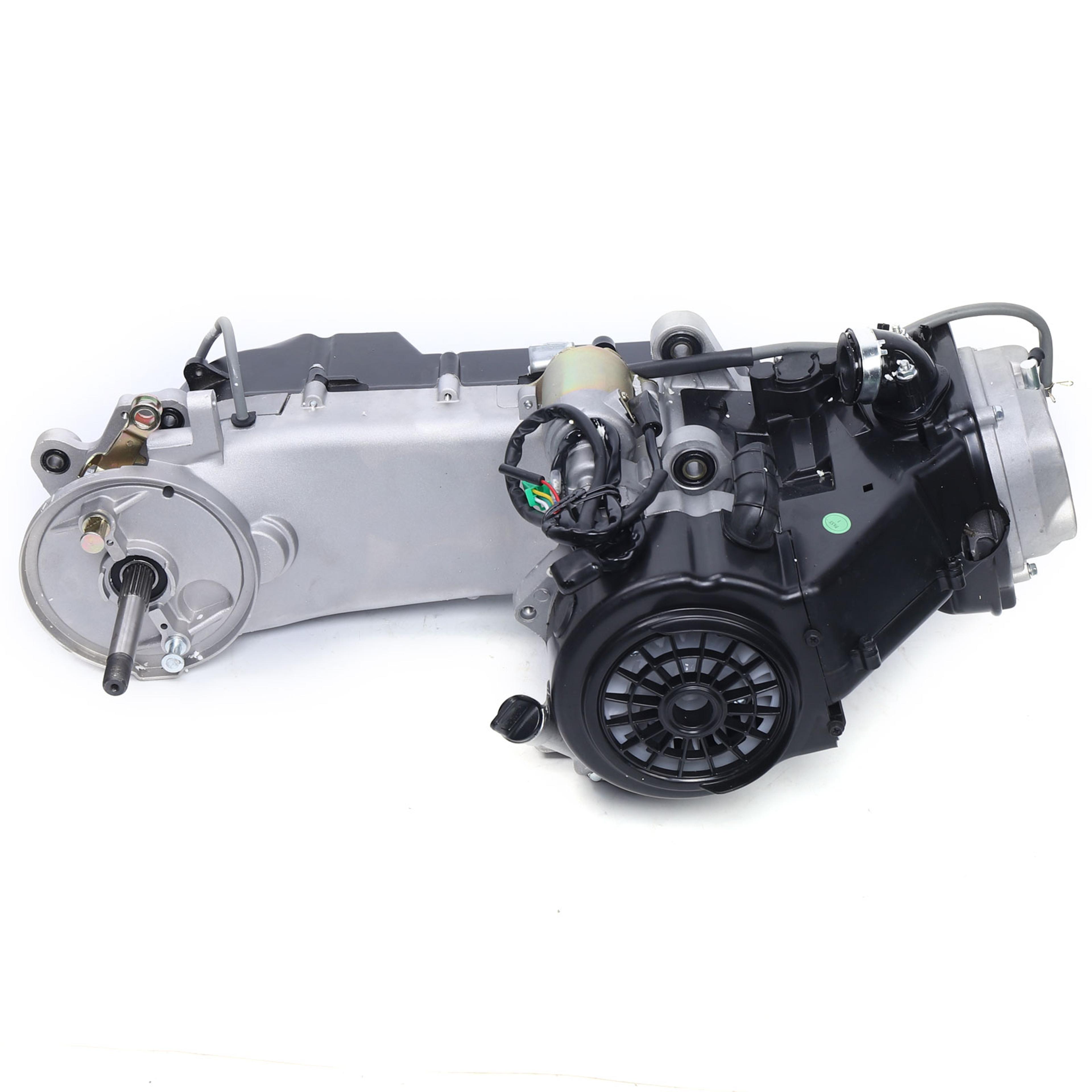 4 stroke 150cc atv go-kart engine, gy6 air cooled cvt auto clutch motor long case, durable replacement engine