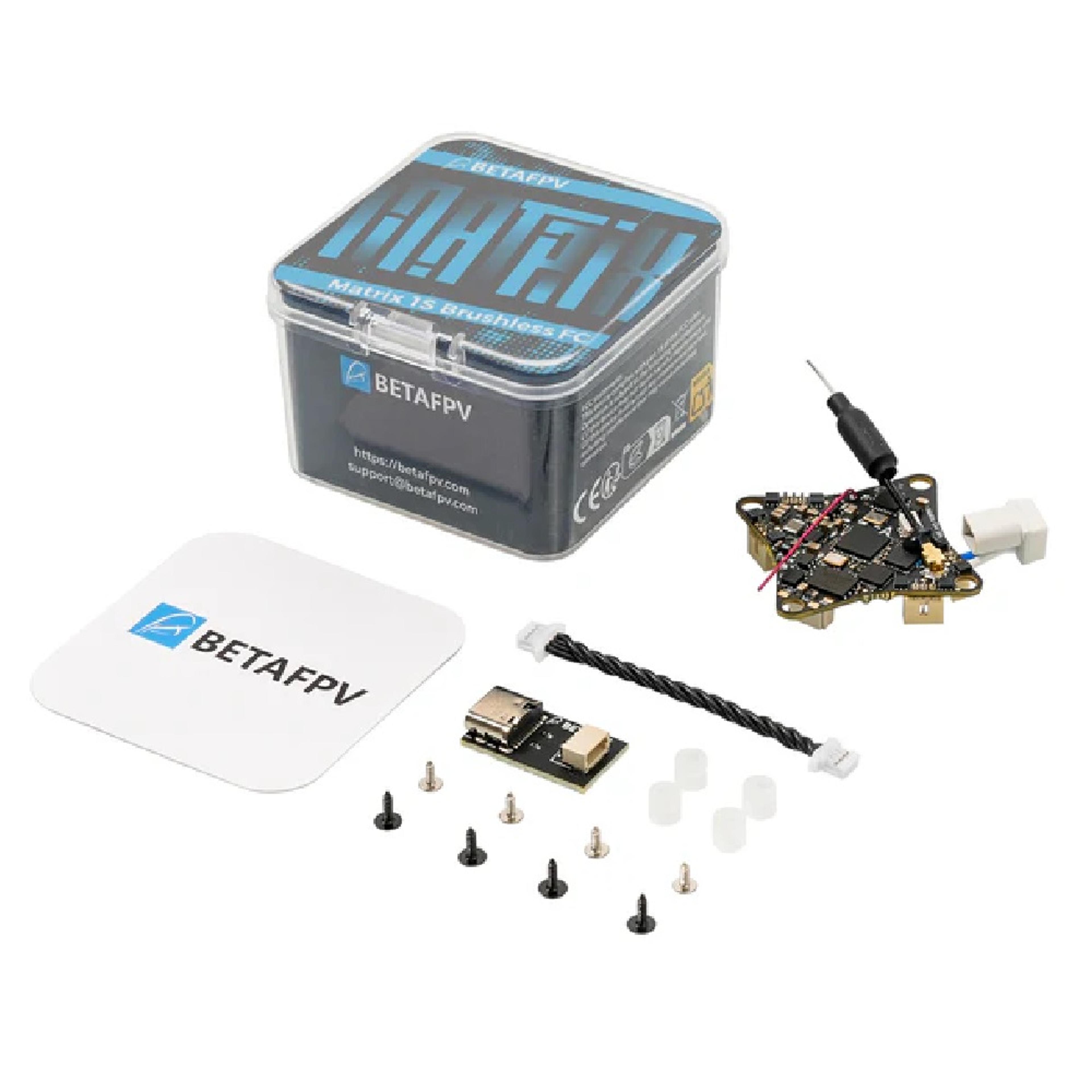 betafpv matrix 1s brushless flight controller (5in1), elrs 2.4g/spi frsky, for tiny whoop drones