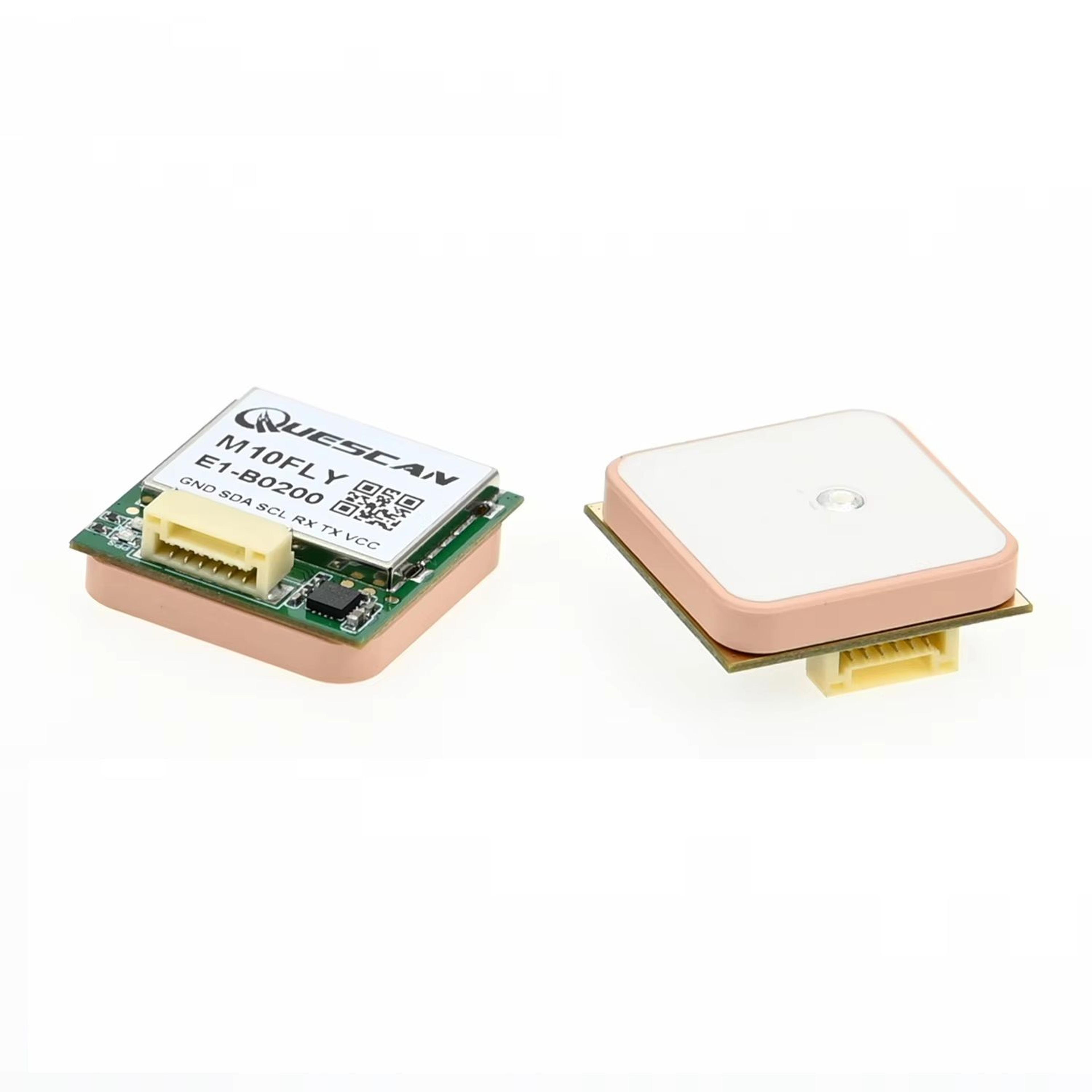quescan 25mm 25mm m10fly 10hz m10 gps module with compass for drone fpv, betaflight, ardupilot, inav gnss sensor