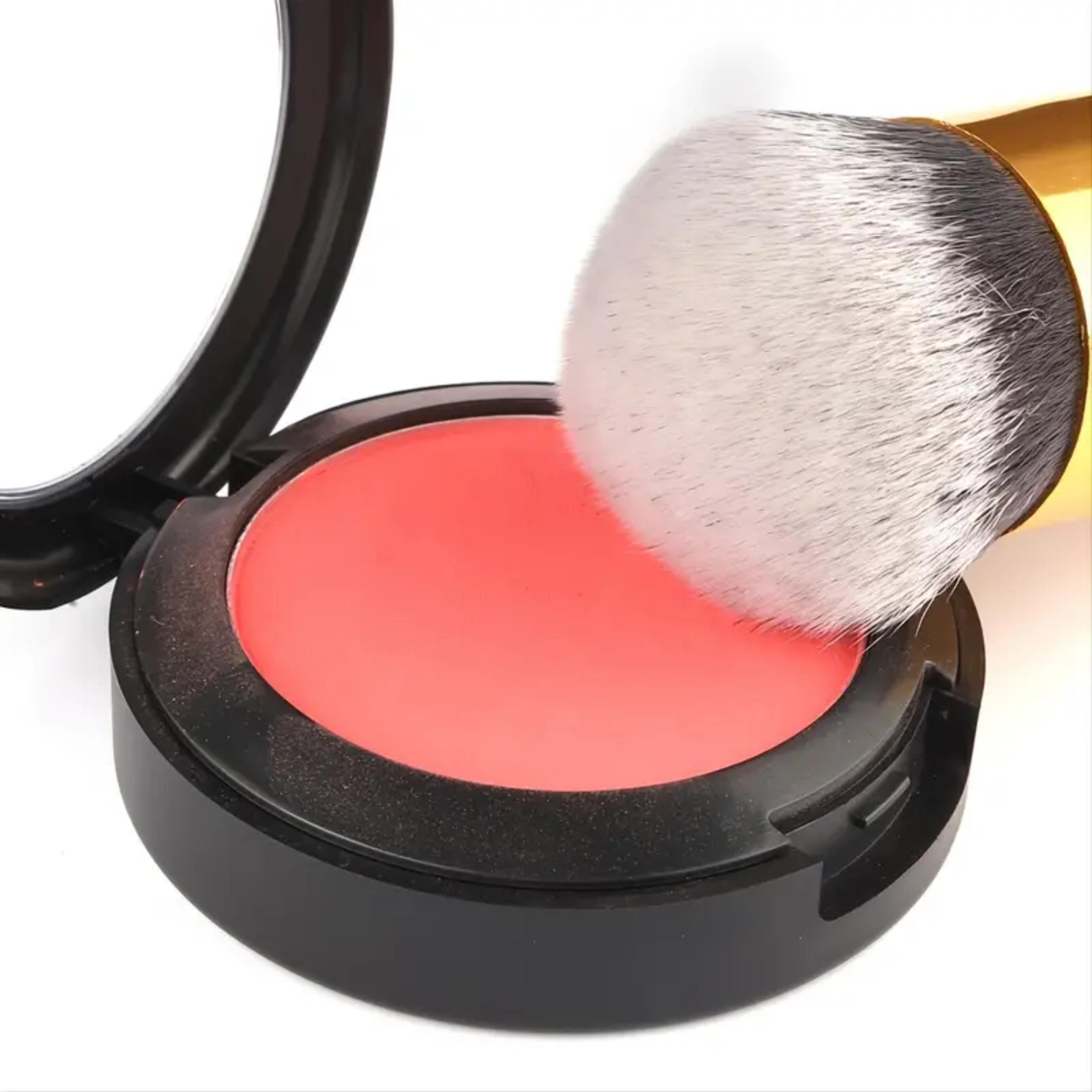 wholesale professional flat brush for fashion makeup, highlighting and loose powder brush, beauty tool