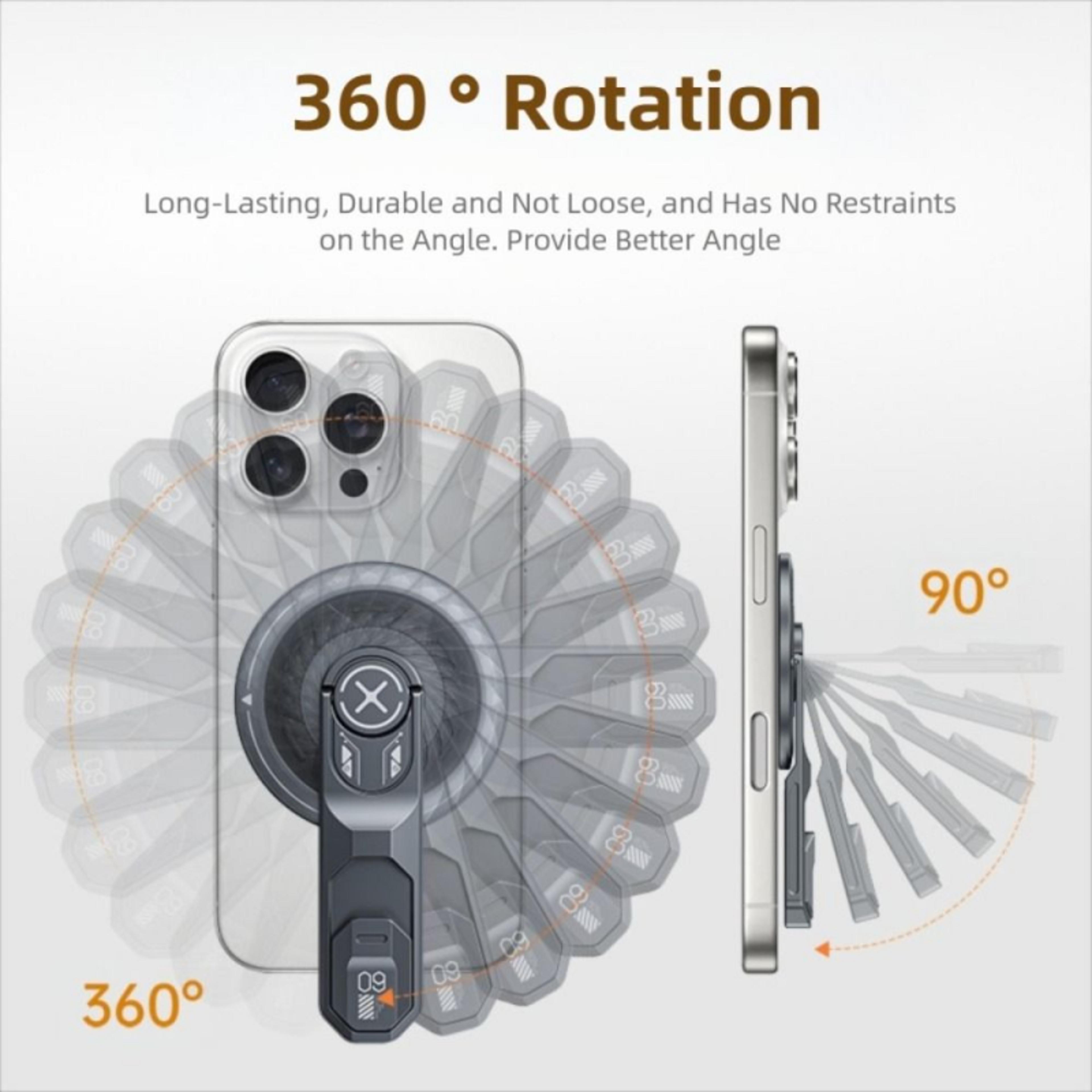 fidget magnetic phone grip holder with 20n strong magnet for iphone, magsafe ring phone stand magnetic phone holder