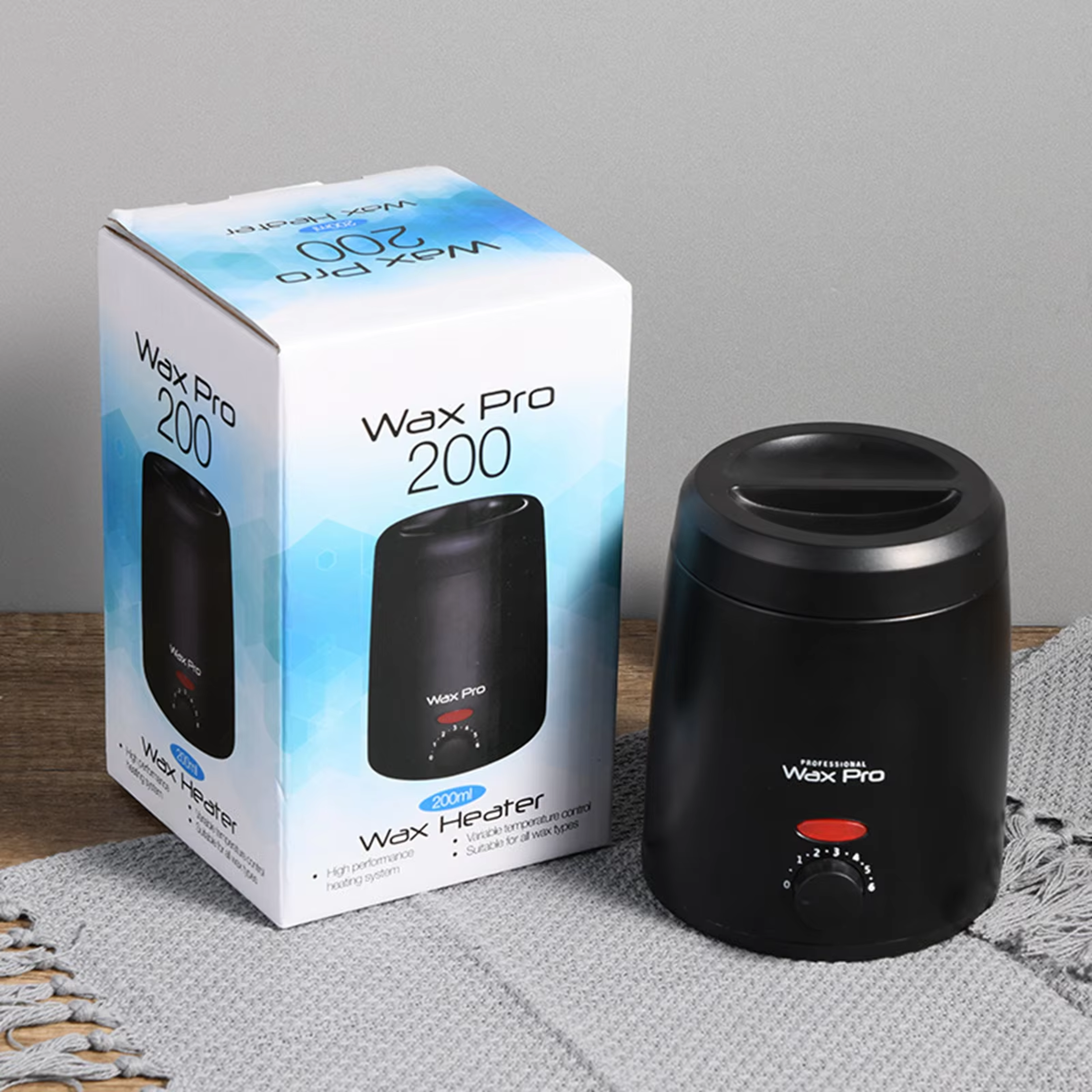 professional wax heater, adjustable temperature control, rapid heating furnace for hard & soft wax, easy clean epilator