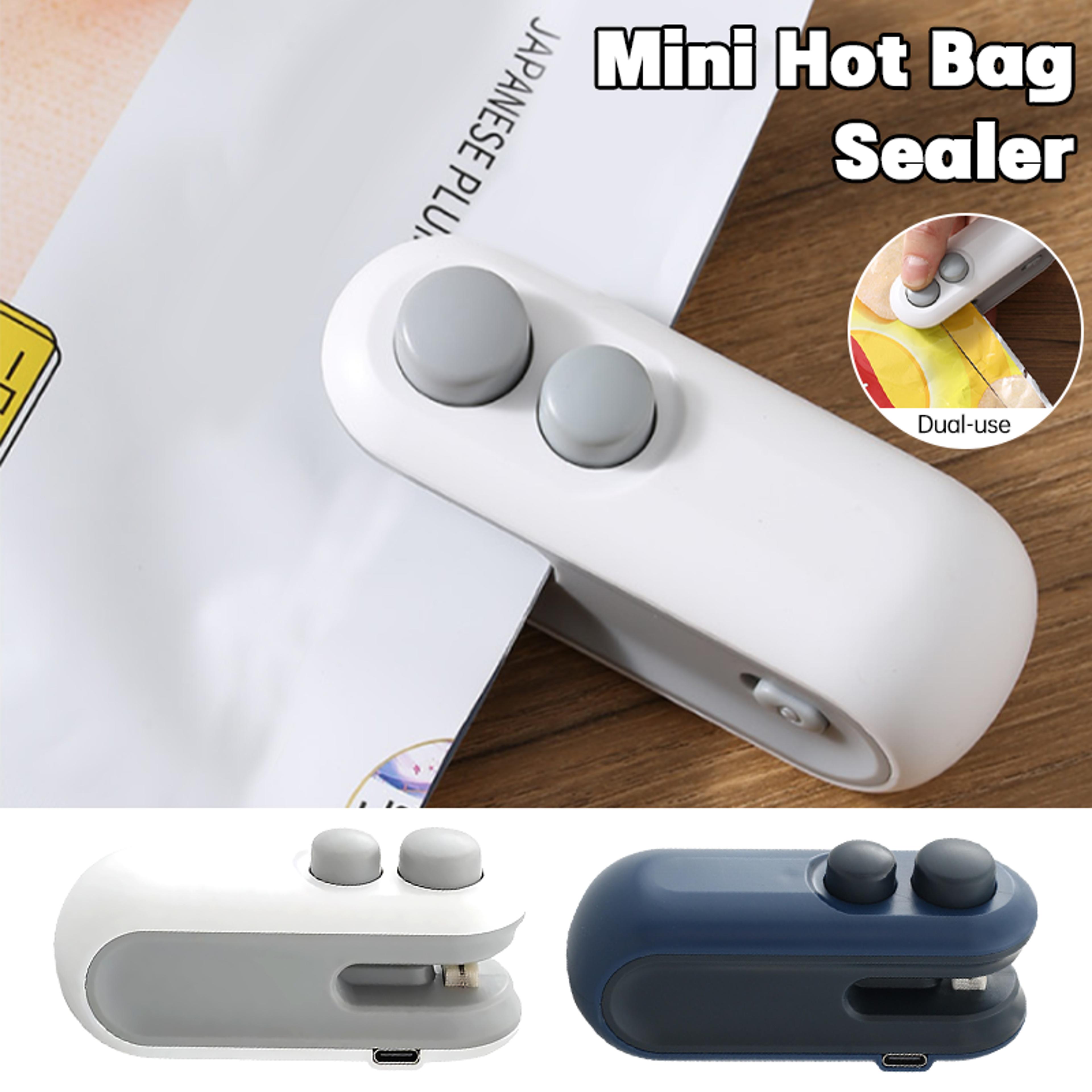 mini bag sealer and cutter handheld heat sealer for snack and plastic bags