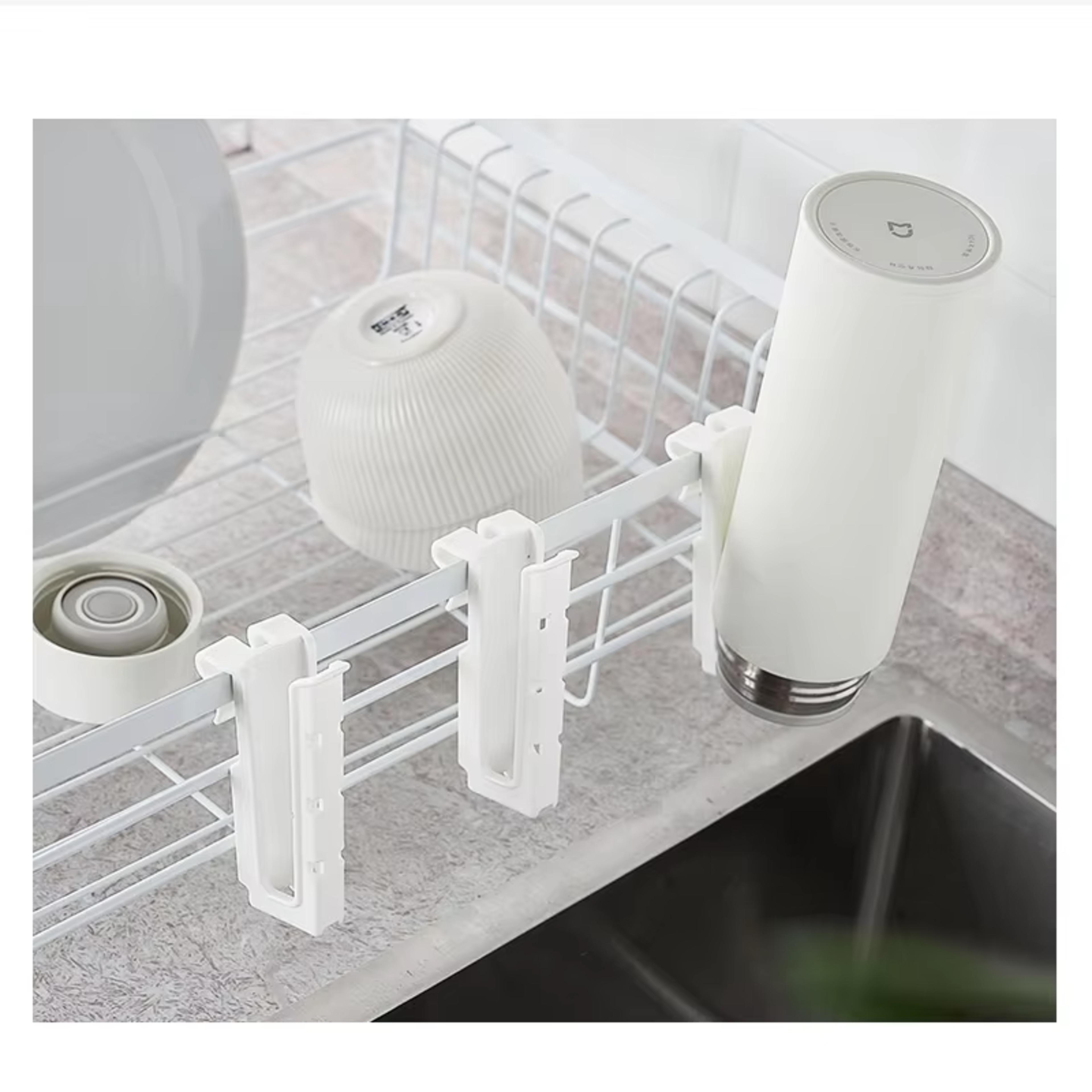 spacedry wall mounted cup holder & draining storage rack