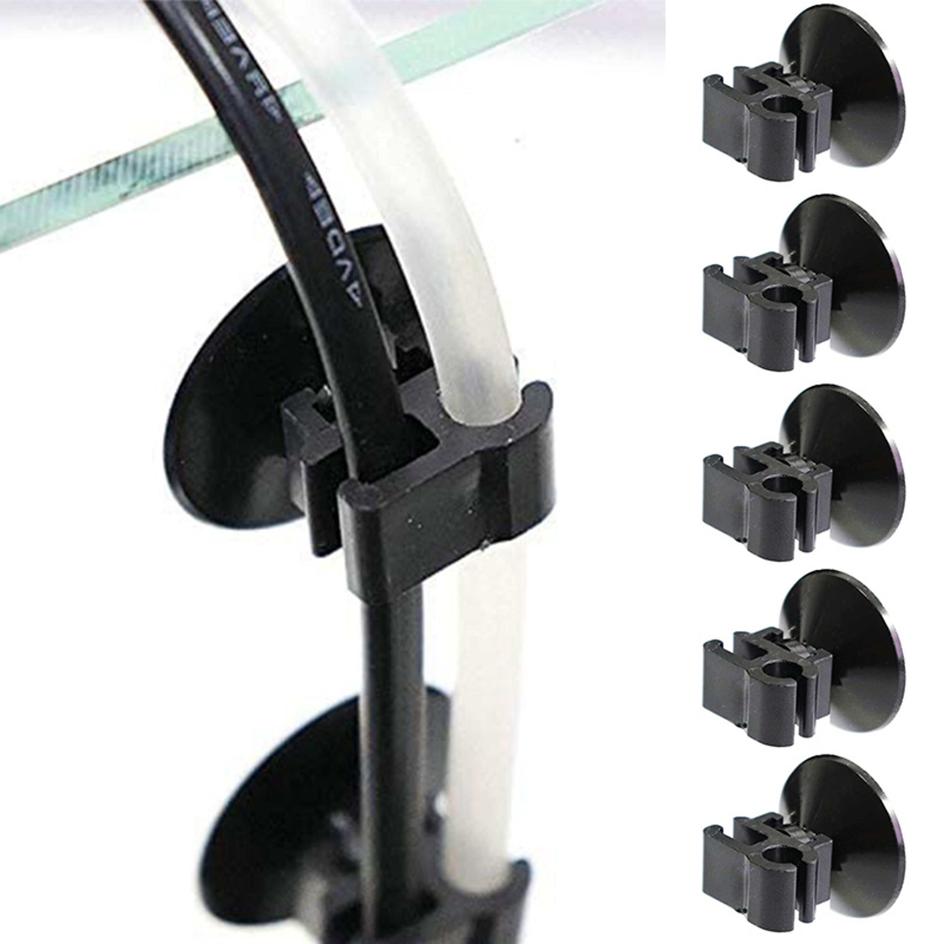 aqua grip fish tank tube & cable suction clips set