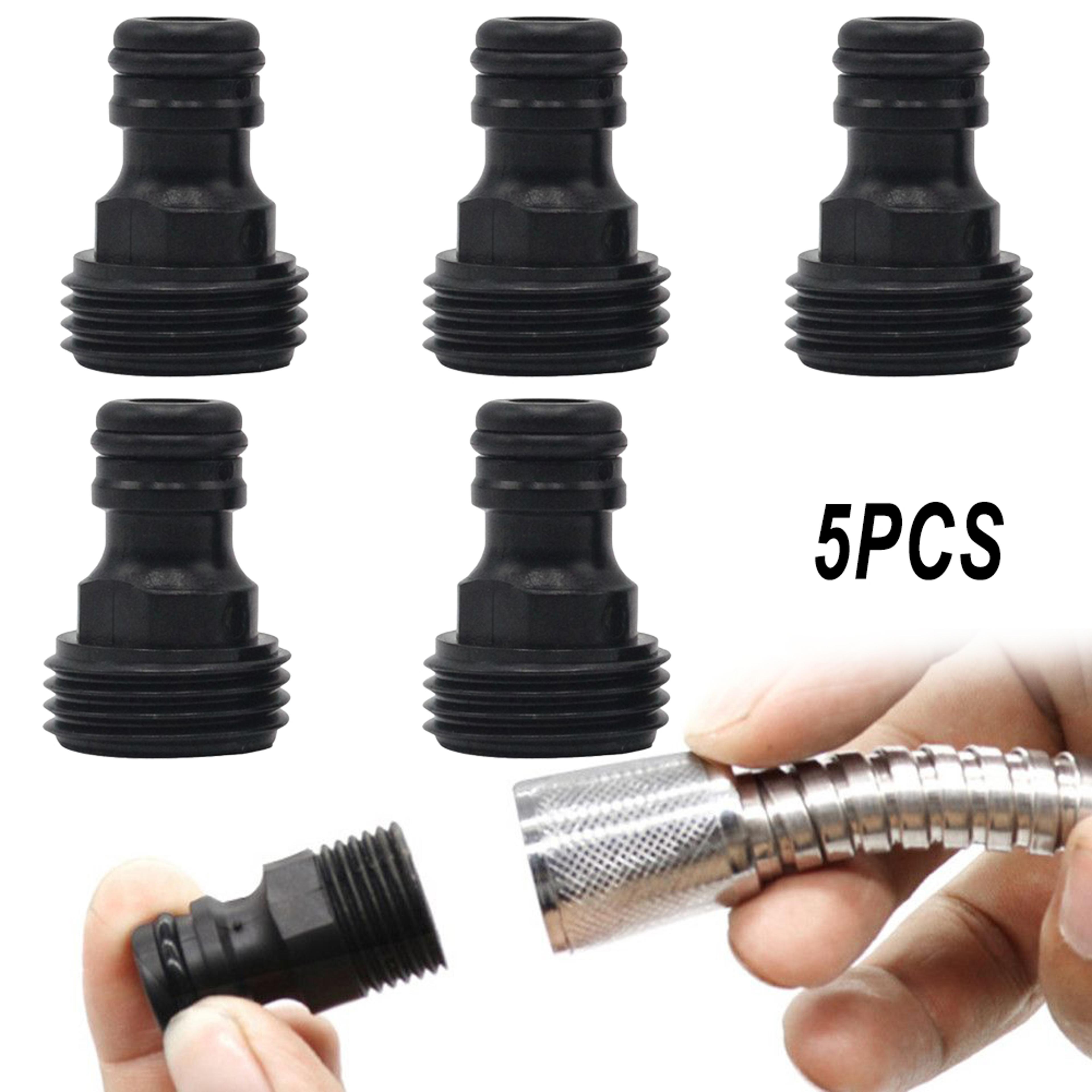 premium pack garden hose adapter durable threaded water pipe fitting & quick coupling faucet connector