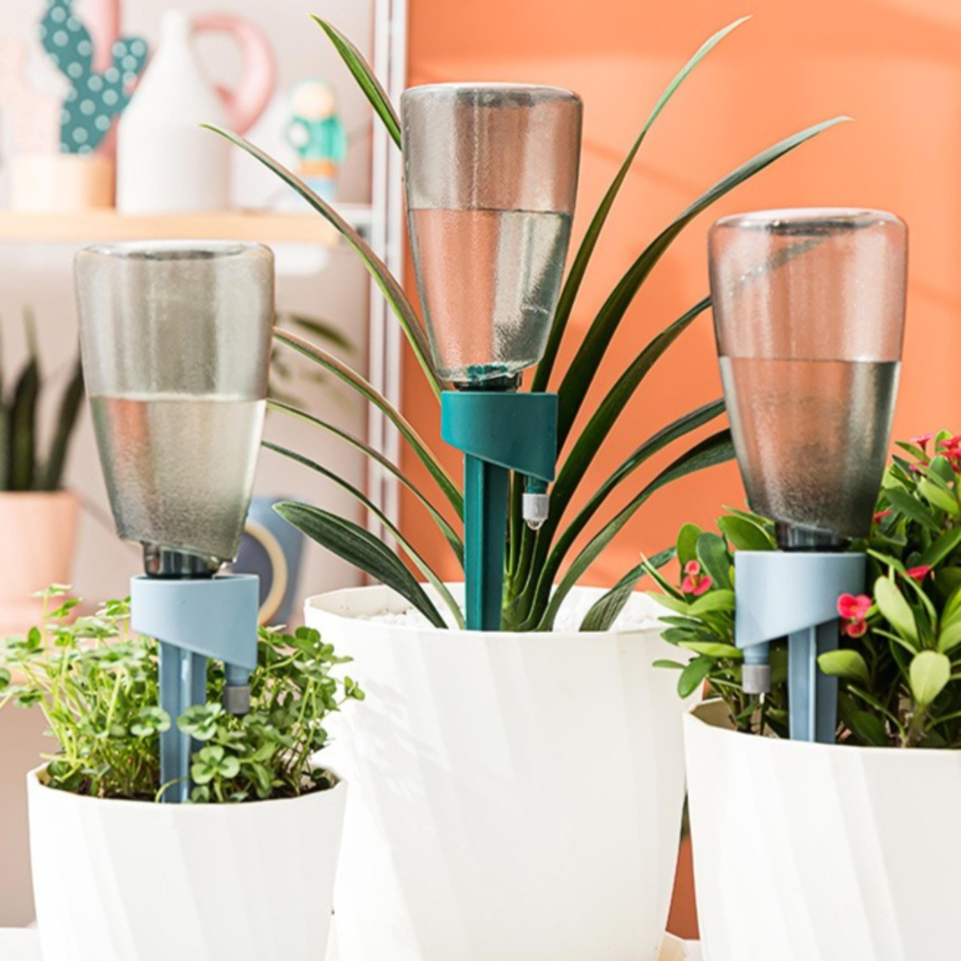 smart automatic plant waterer & self watering drip system for potted garden plants