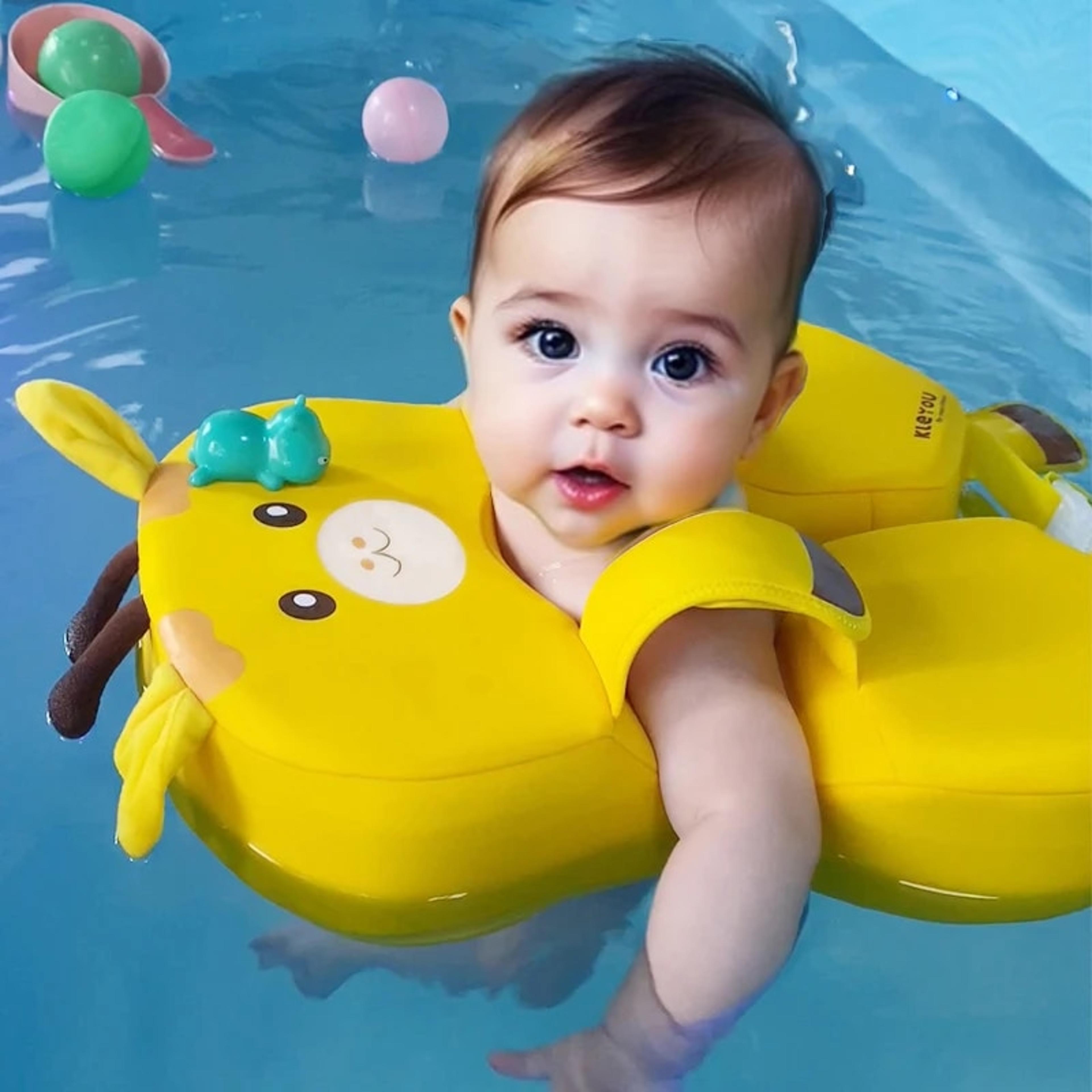 premium baby pool float for infants & toddlers non inflatable baby float swim ring stable water trainer