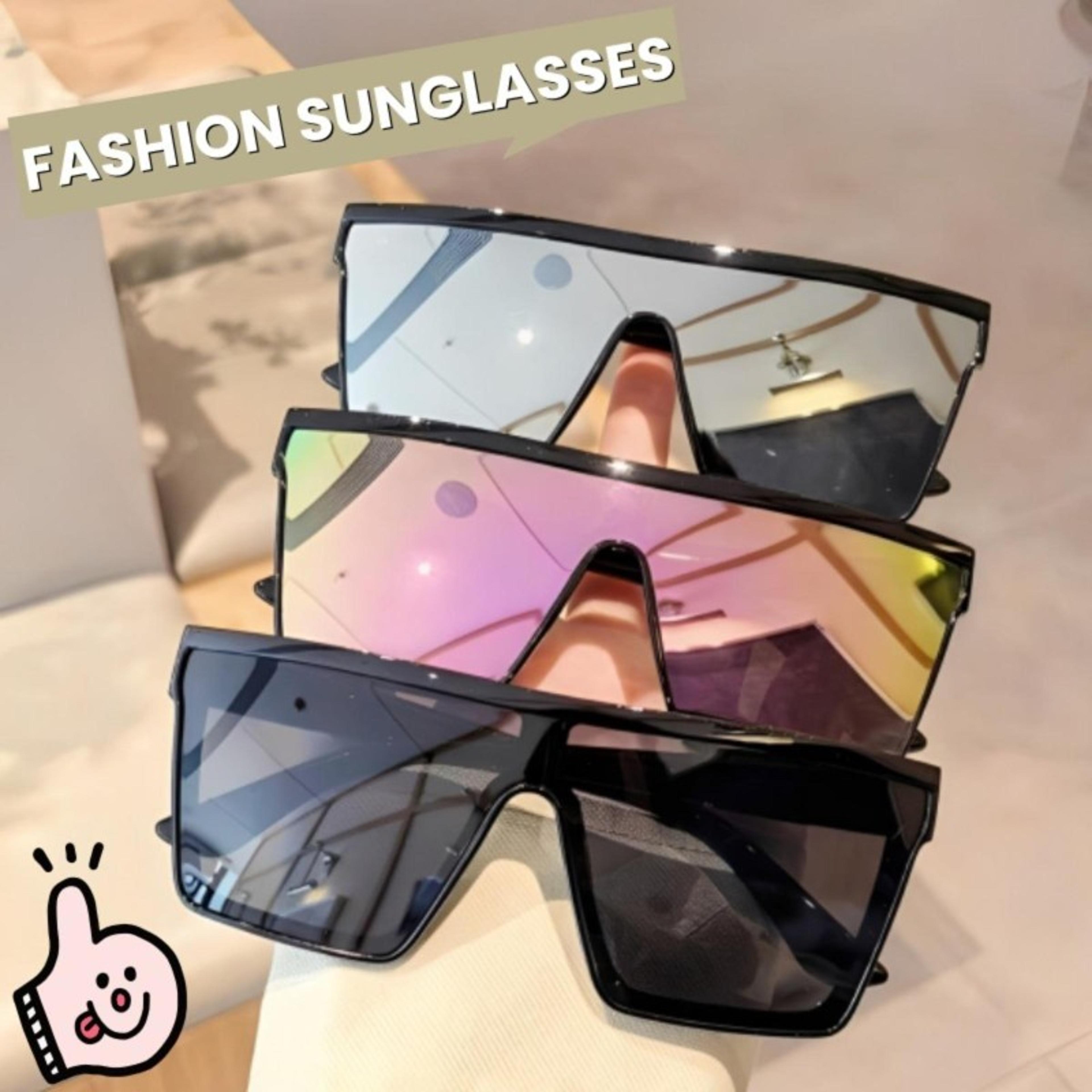 urban retro oversized sunglasses with protection