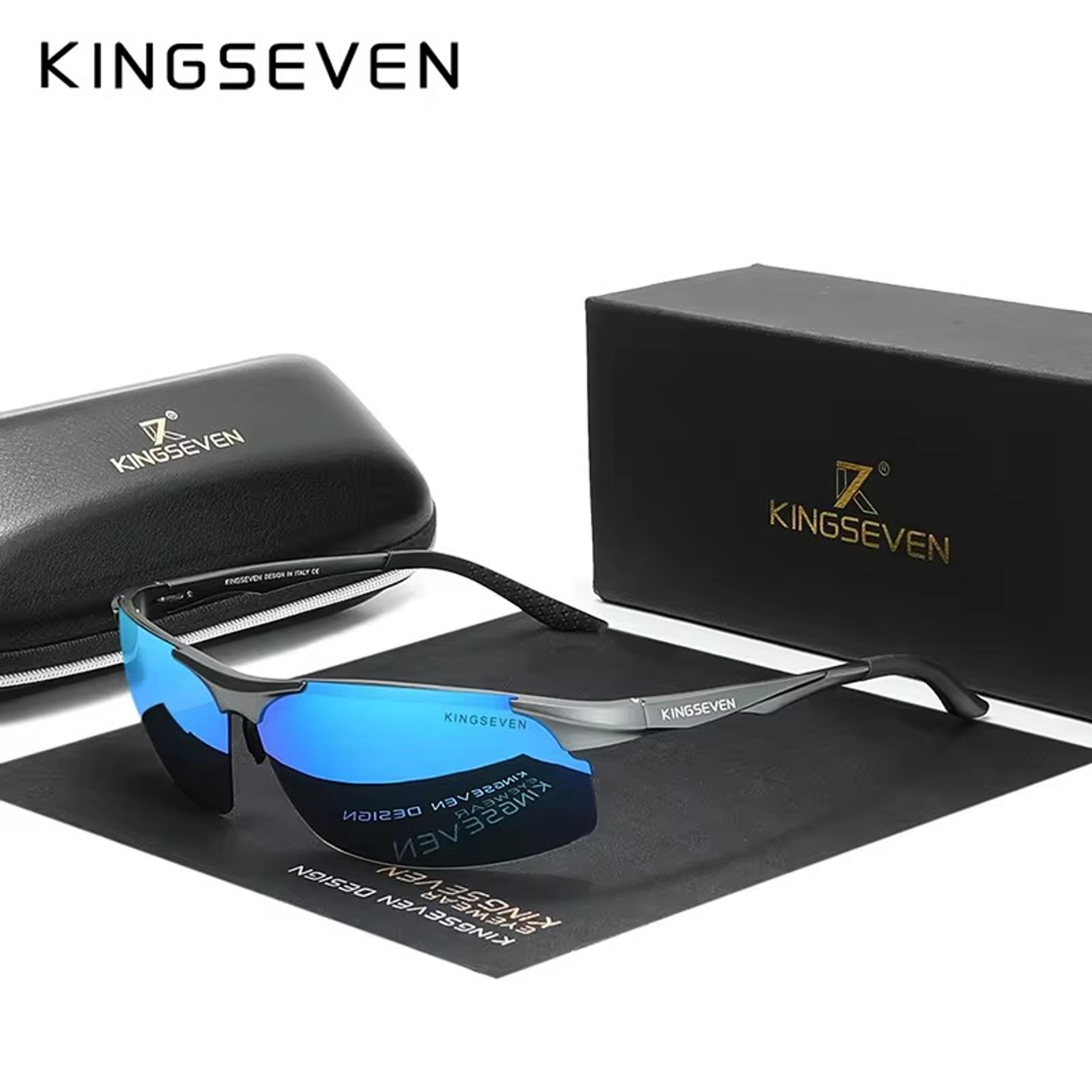 kingseven polarized aviator sunglasses aluminum frame driving eyewear