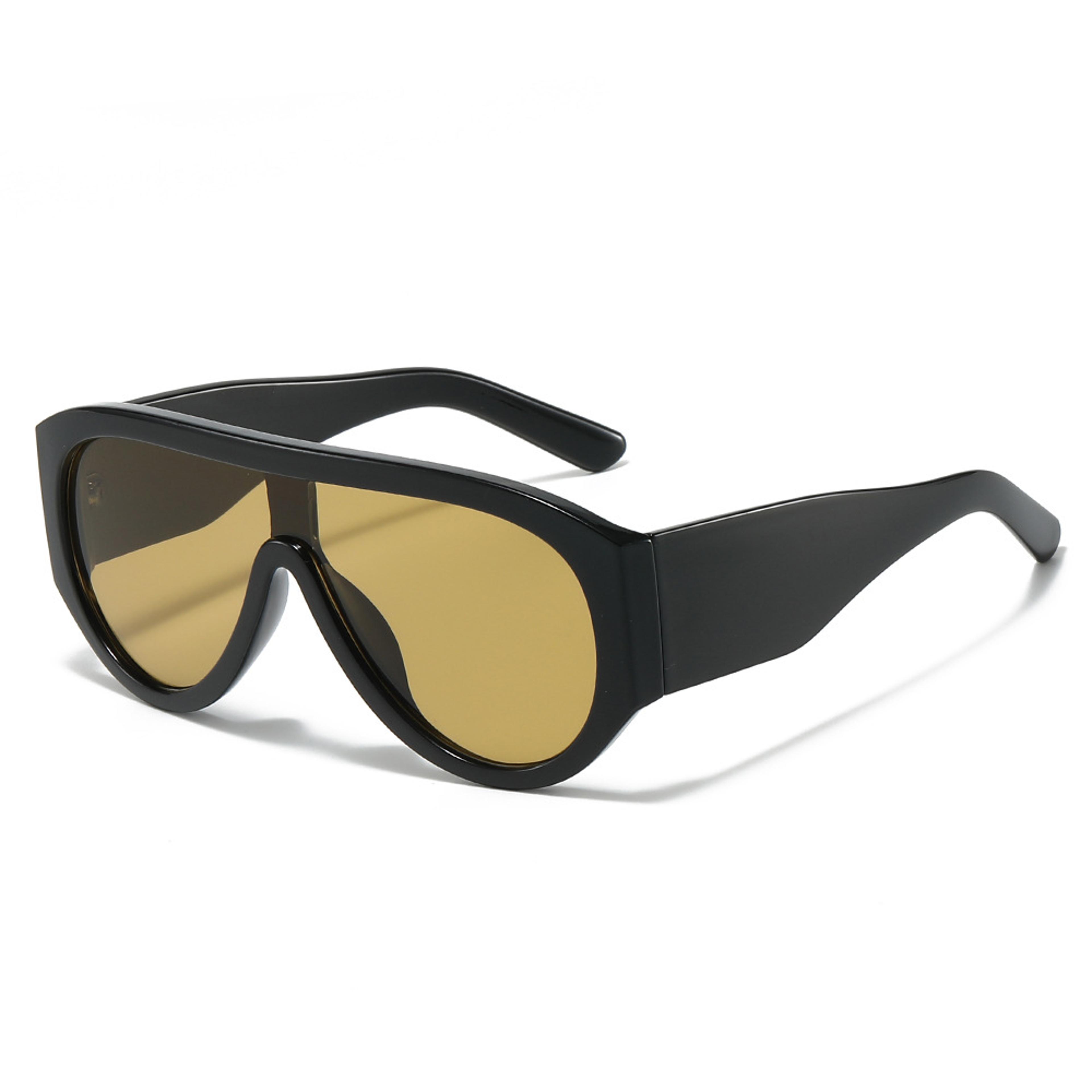 urban luxe aviator shield sunglasses for women fashion eyewear