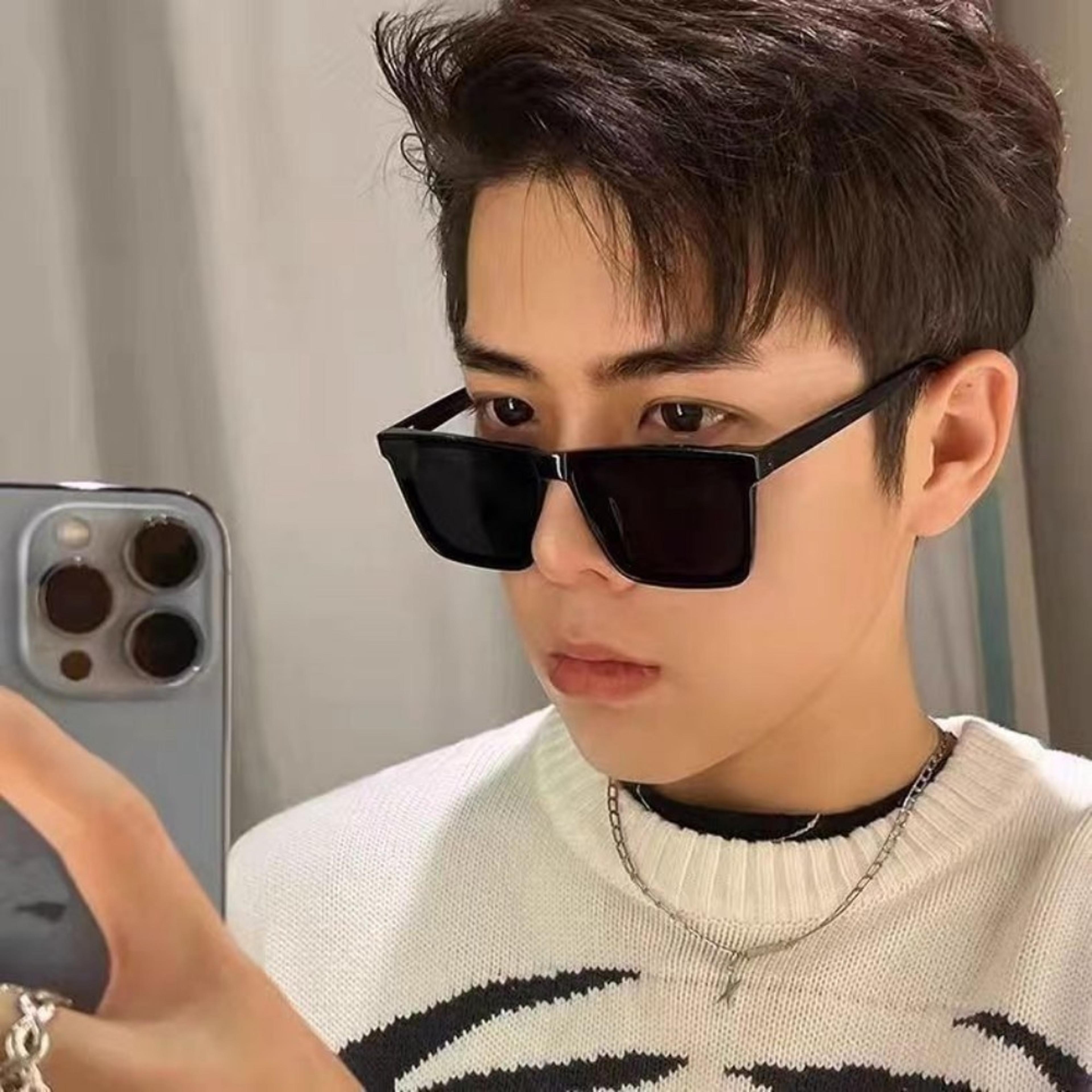 vintage rectangle sunglasses for men & women retro driving shades