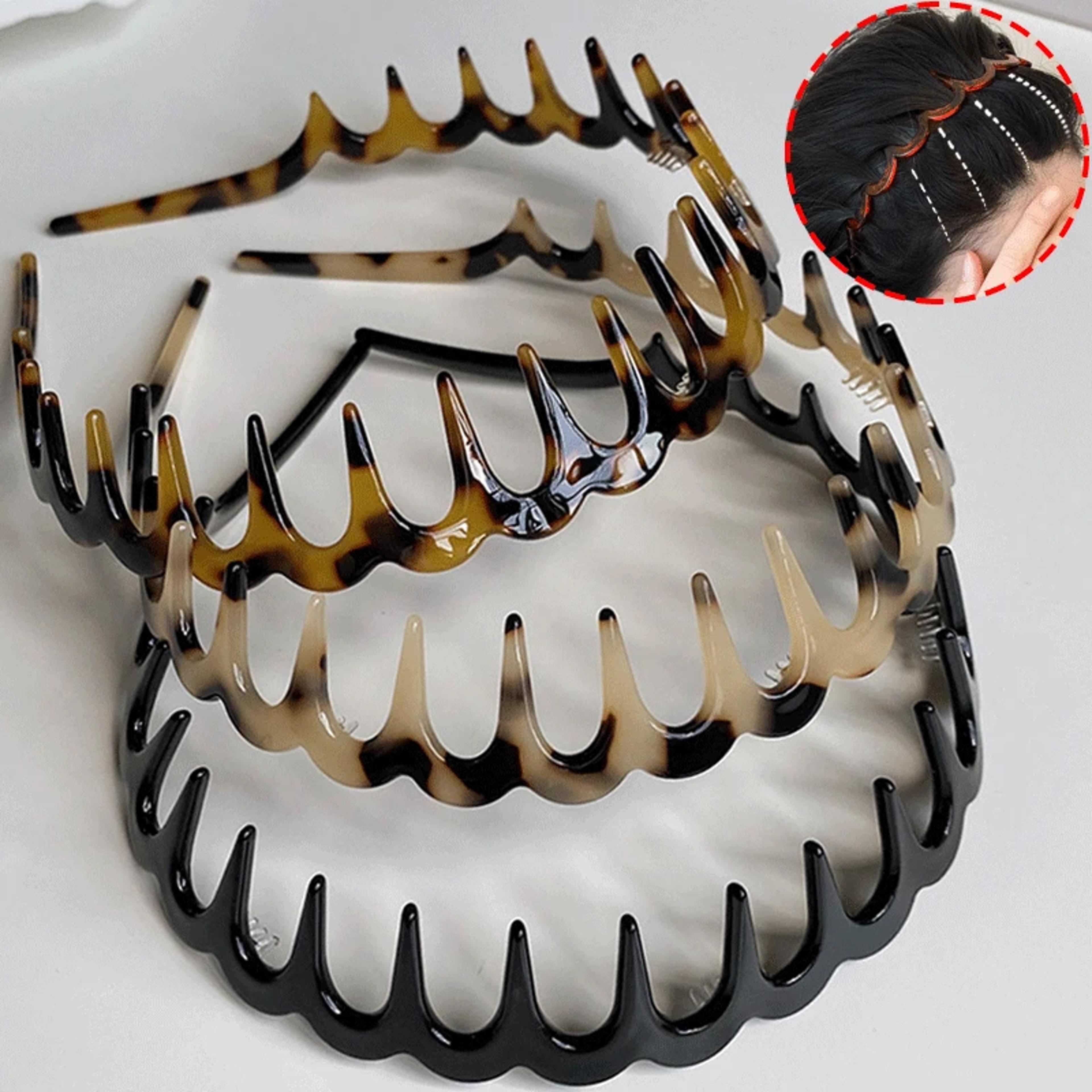 non slip toothed headbands for women hair accessories