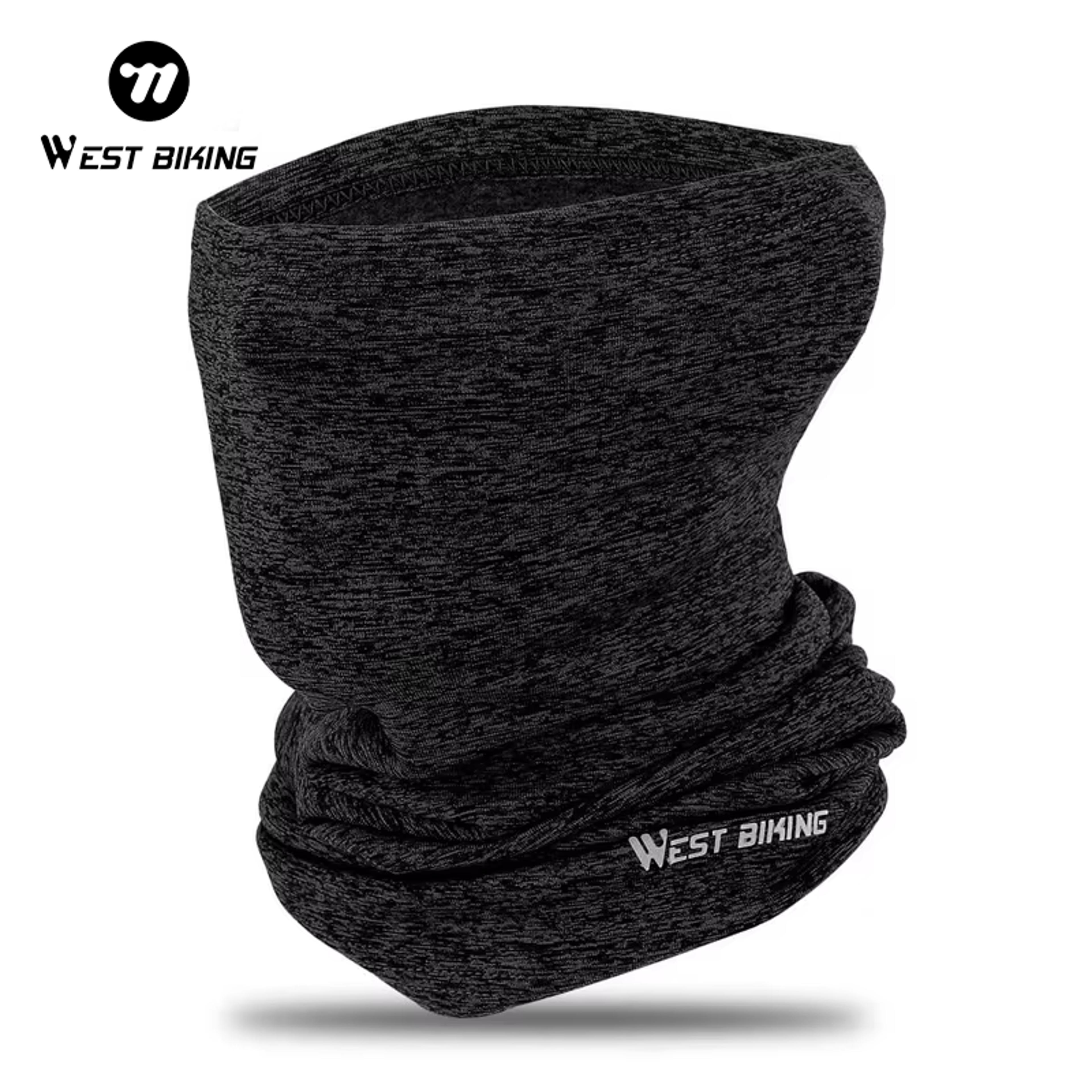 west biking winter fleece cycling scarf windproof bike face mask neck warmer balaclava