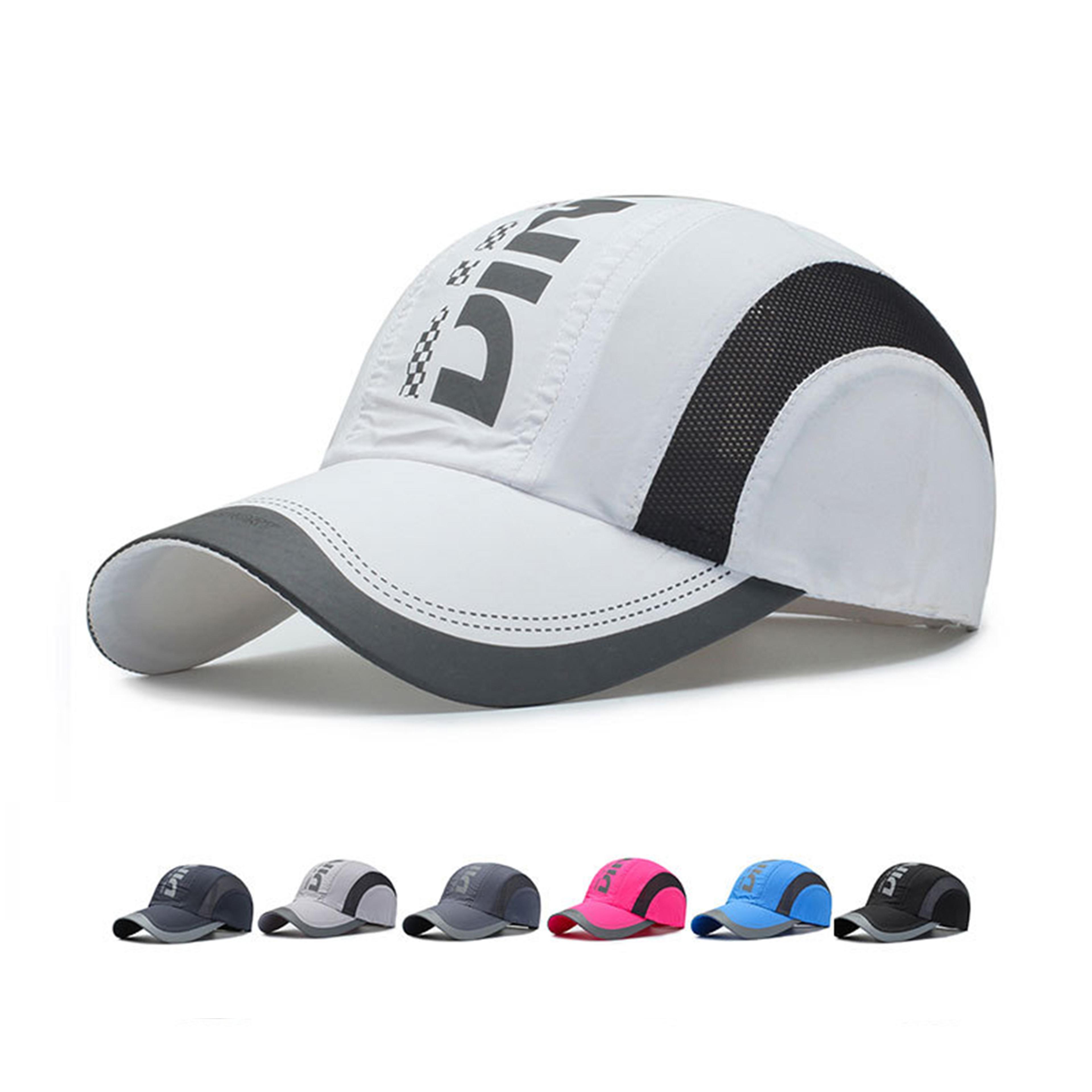 uv protection baseball cap quick dry breathable outdoor sun hat strapback for hiking fishing