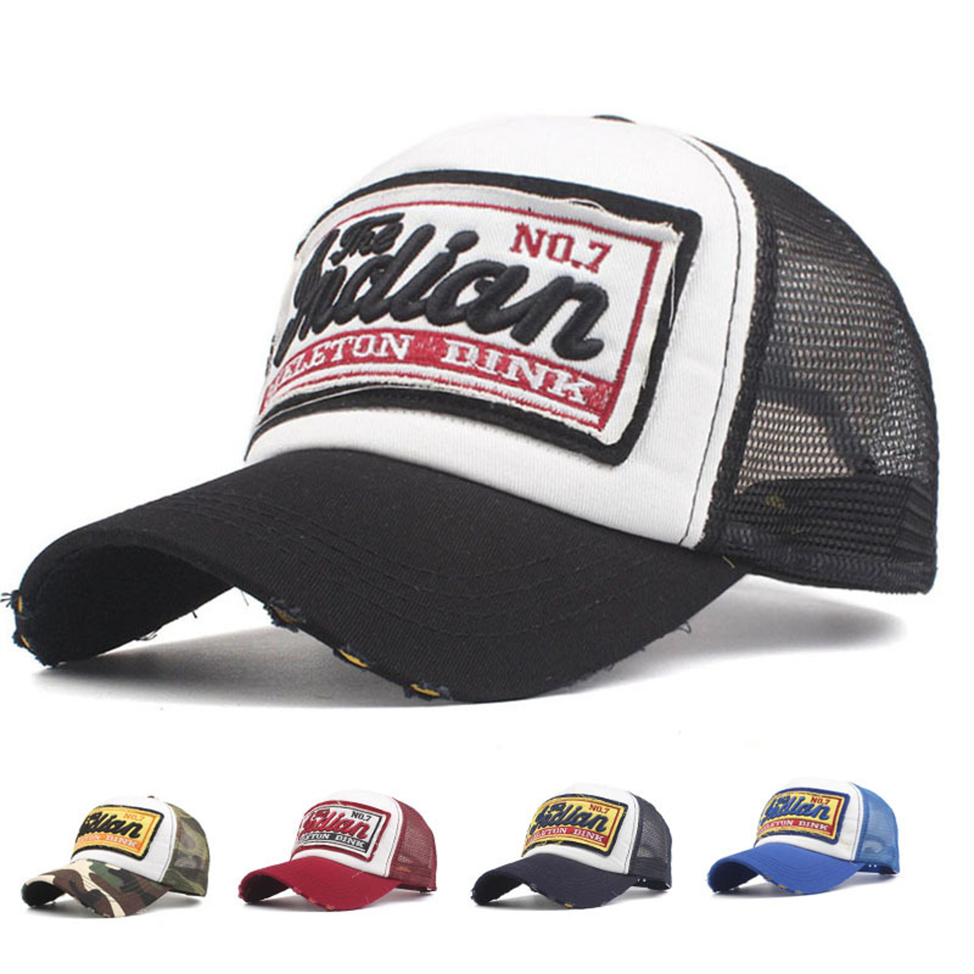 embroidered mesh trucker snapback baseball cap streetwear unisex dad hat
