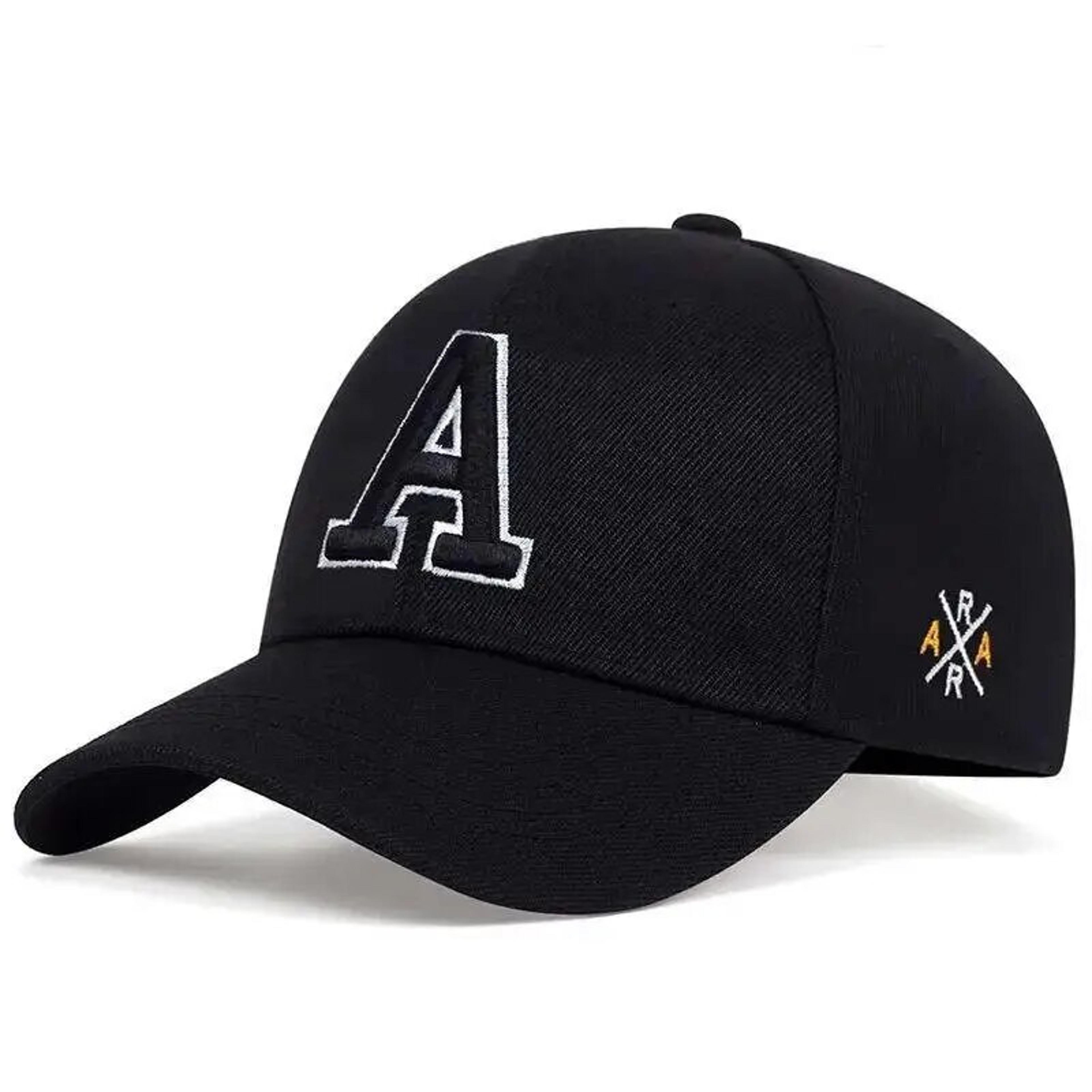 unisex letter a embroidered baseball cap adjustable sun protection casual hat