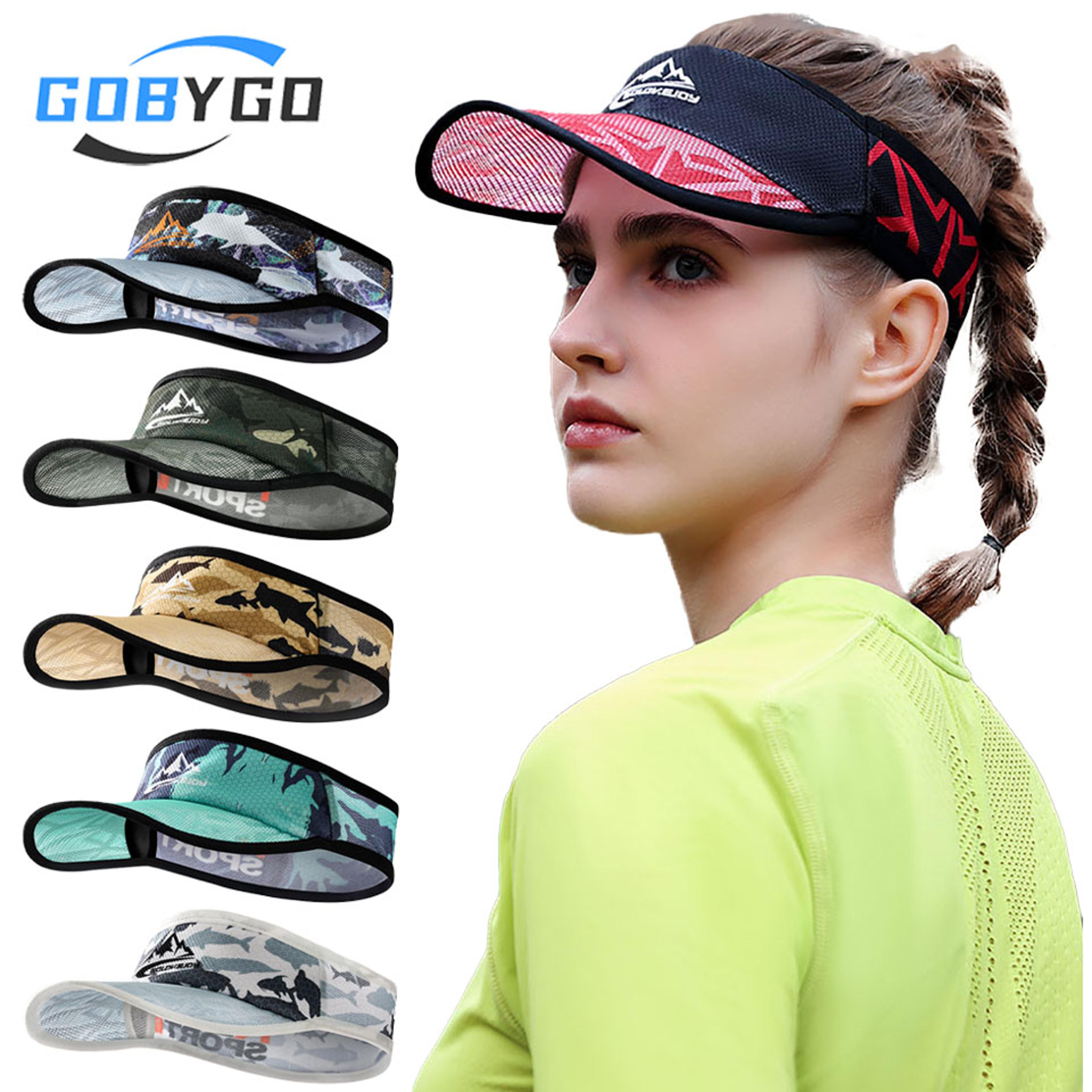 gobygo breathable uv protection sun hat for outdoor sports fishing running