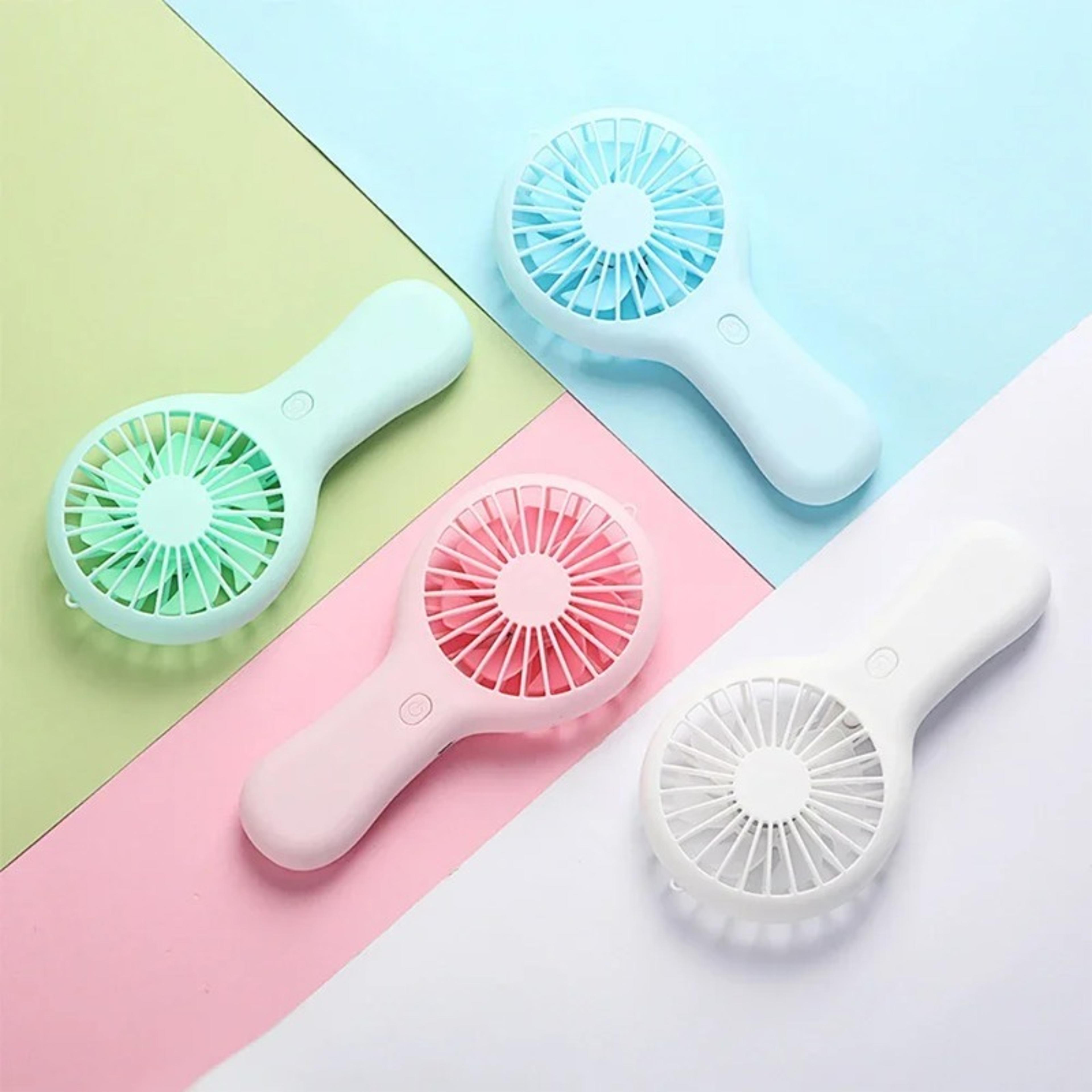 portable handheld mini usb fan rechargeable pocket fan for travel & desk cooling