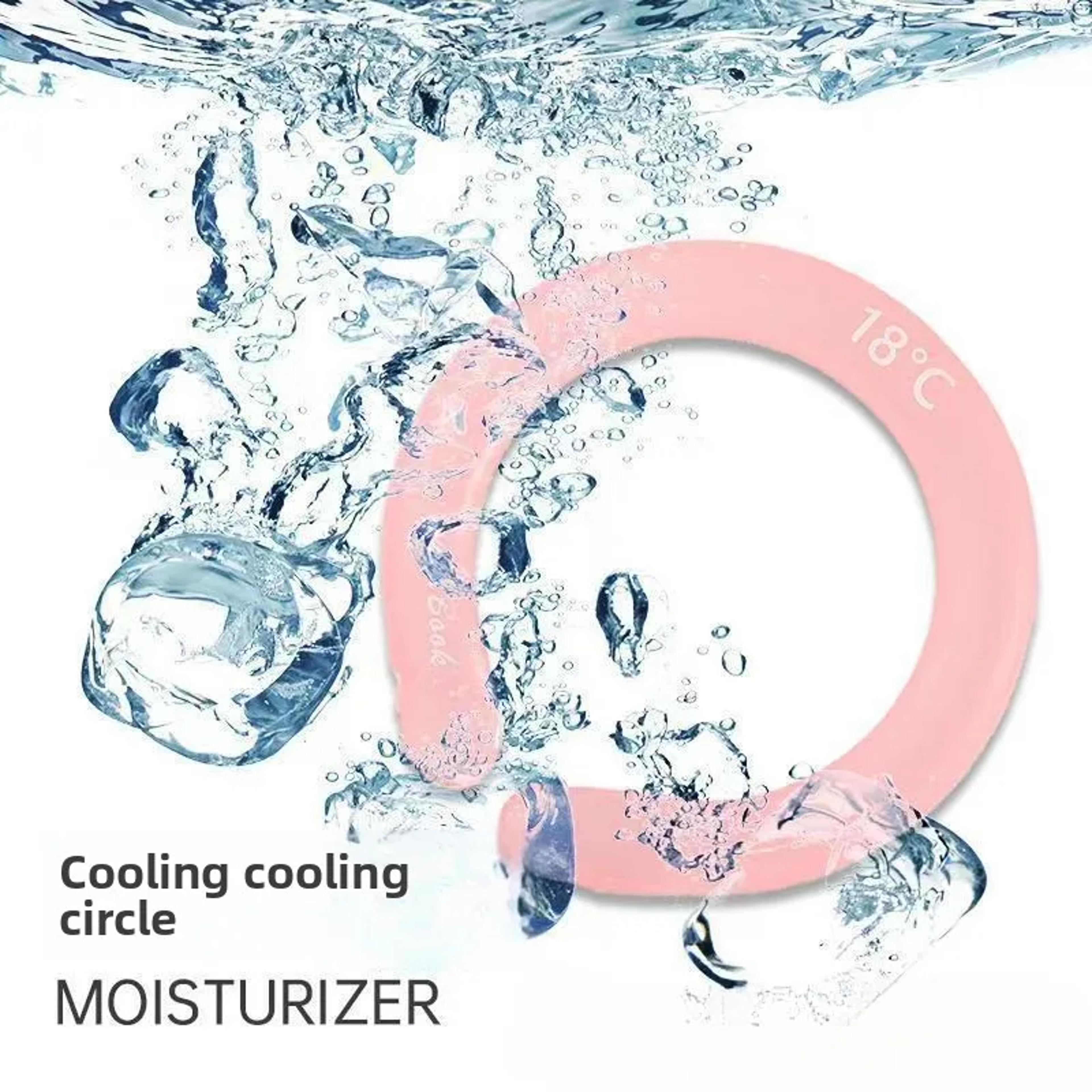 summer neck cooling ring portable ice neck cooler band for running fishing & outdoor sports