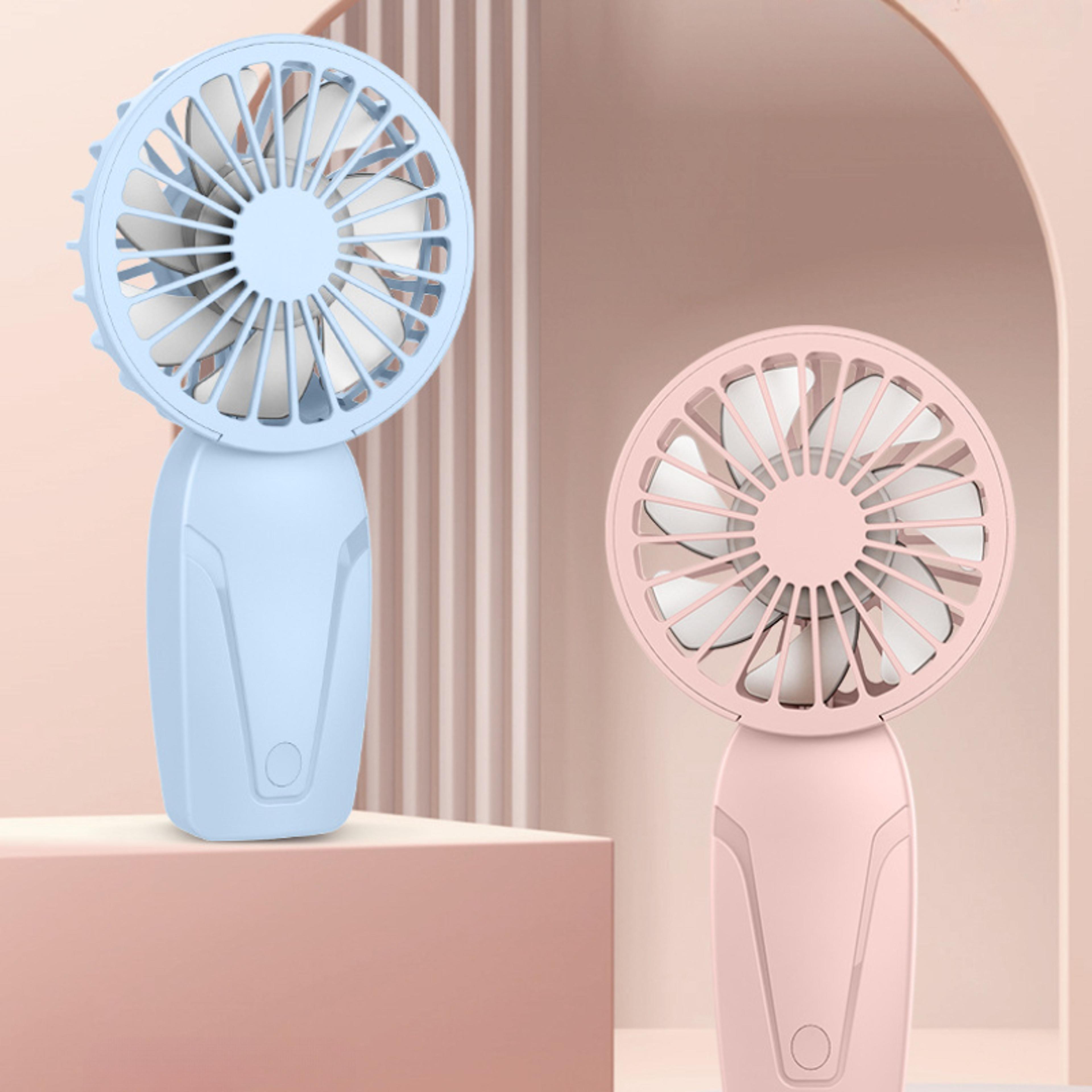 usb rechargeable mini handheld portable cooling fan cute lightweight pocket cooling fan