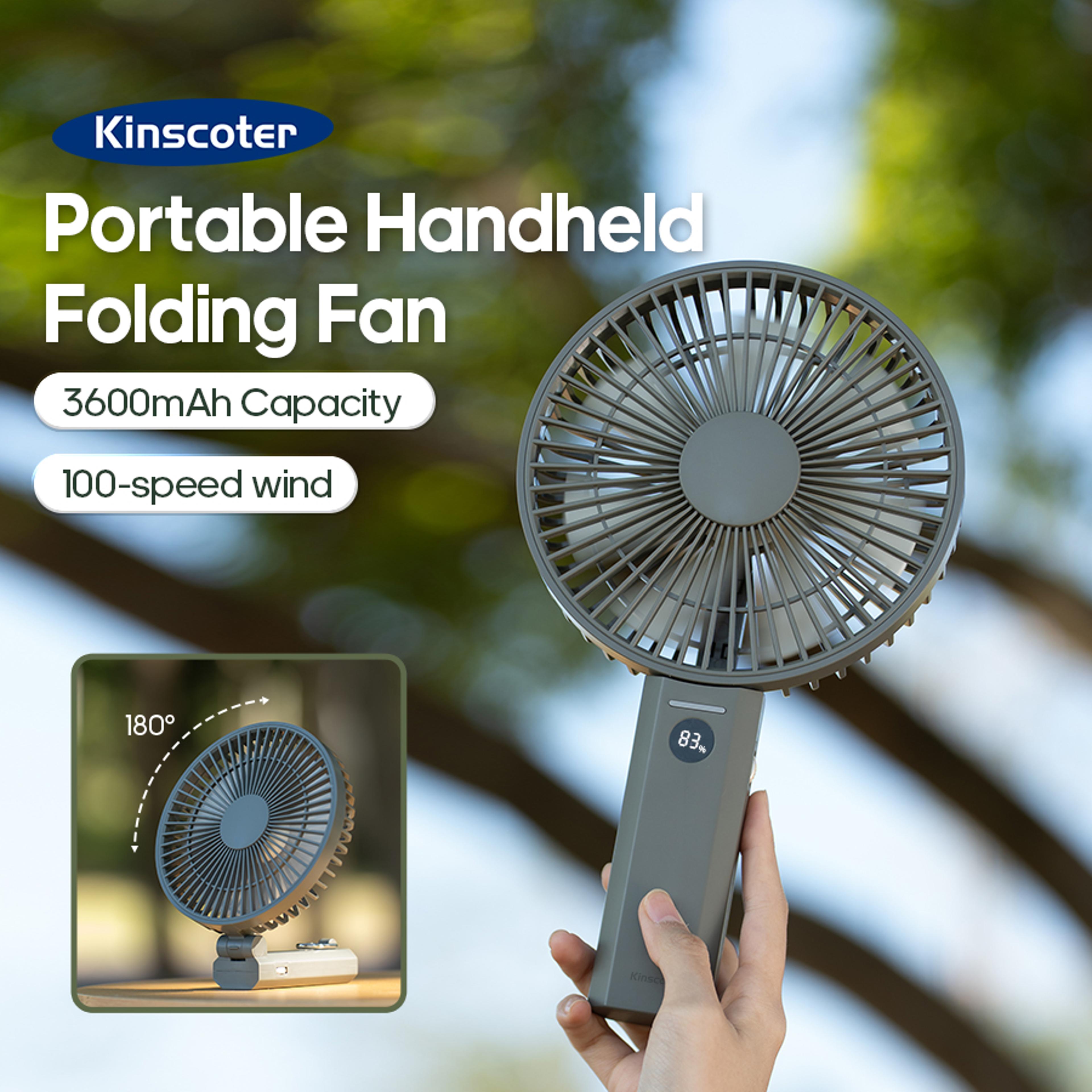 rechargeable portable folding handheld fan speed usb desk & travel cooling fan
