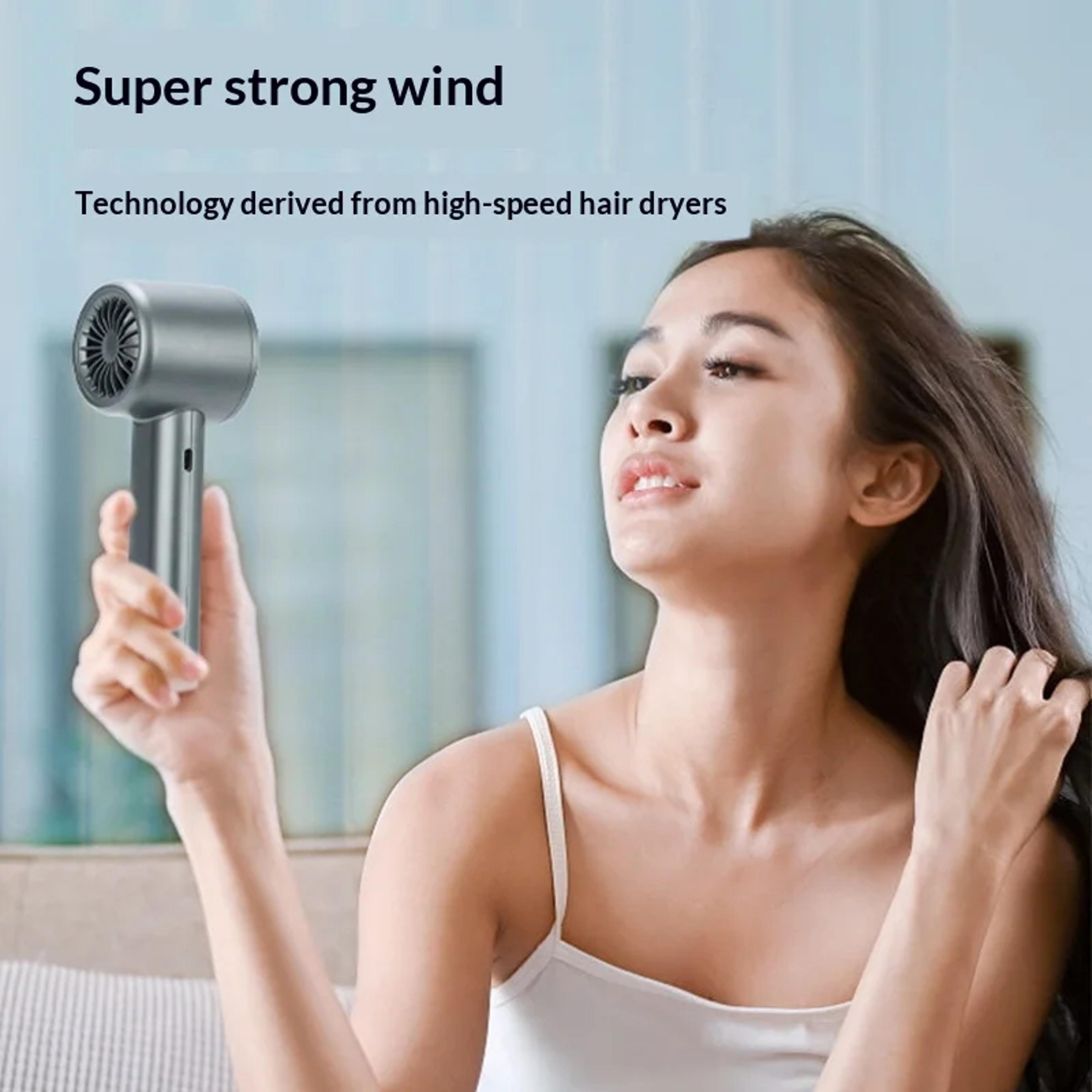 homefish usb rechargeable bladeless portable handheld cooling fan for personal use