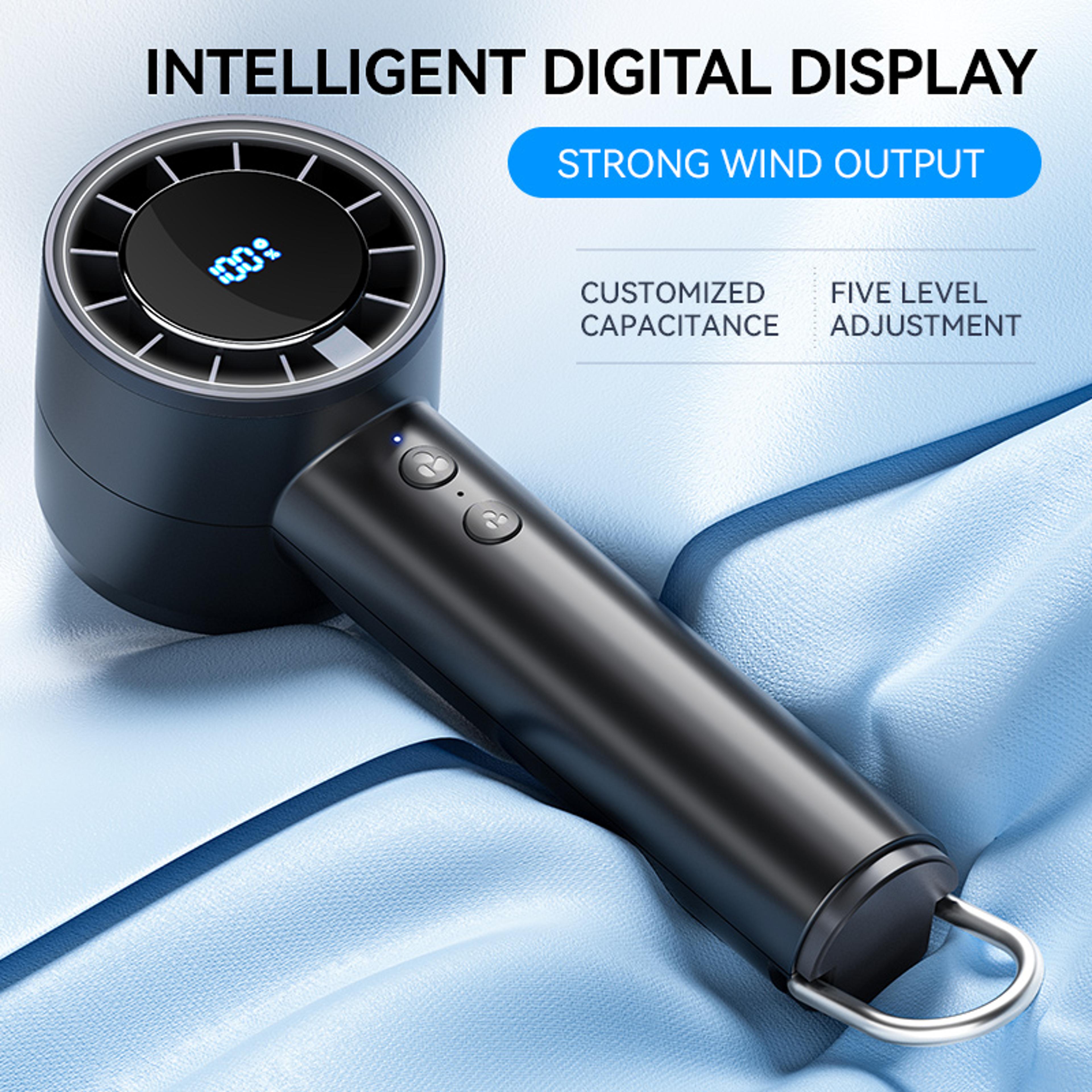 arctic breeze rechargeable portable cooling fan with led display & turbo airflow