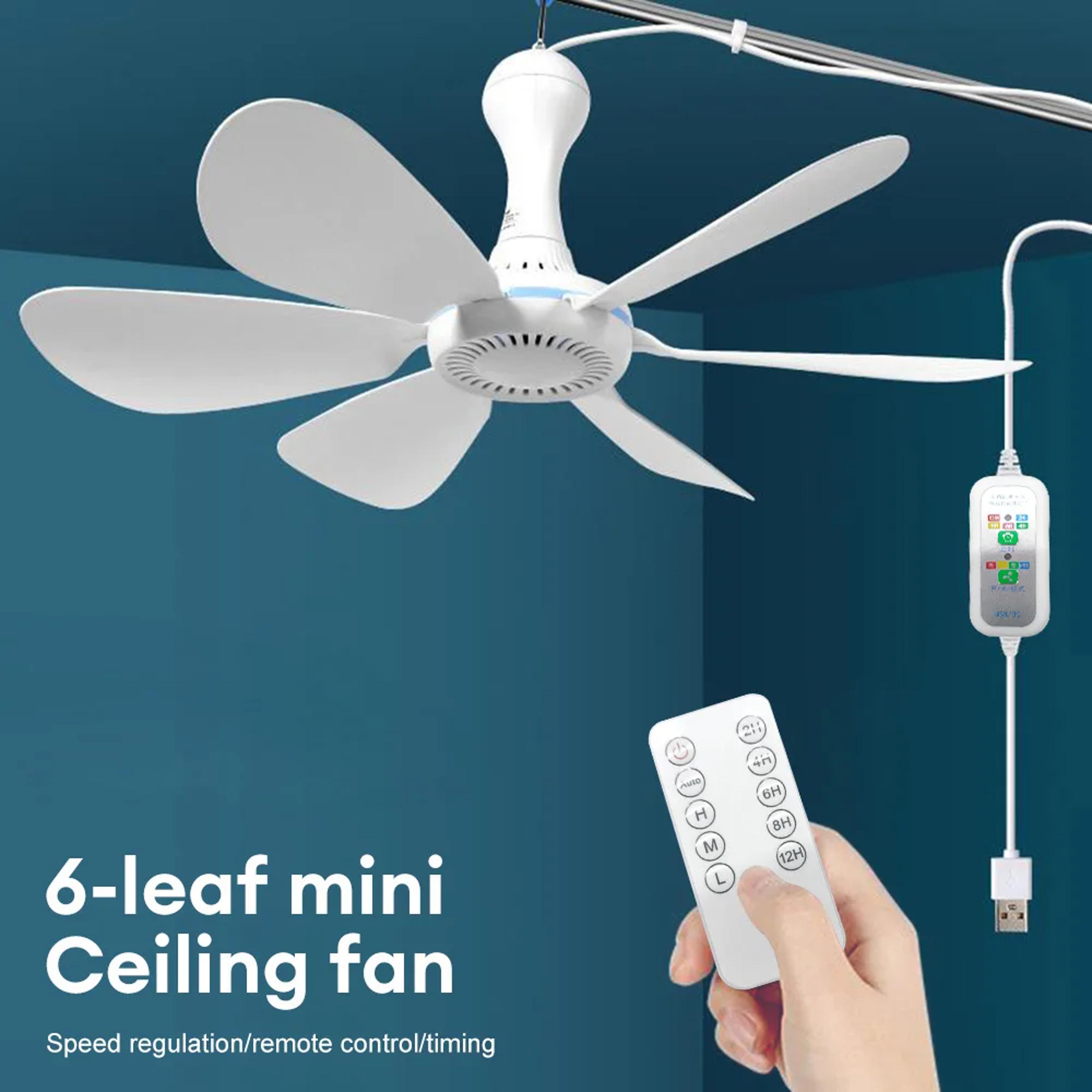 usb hanging ceiling fan for camping tents and outdoor comfort