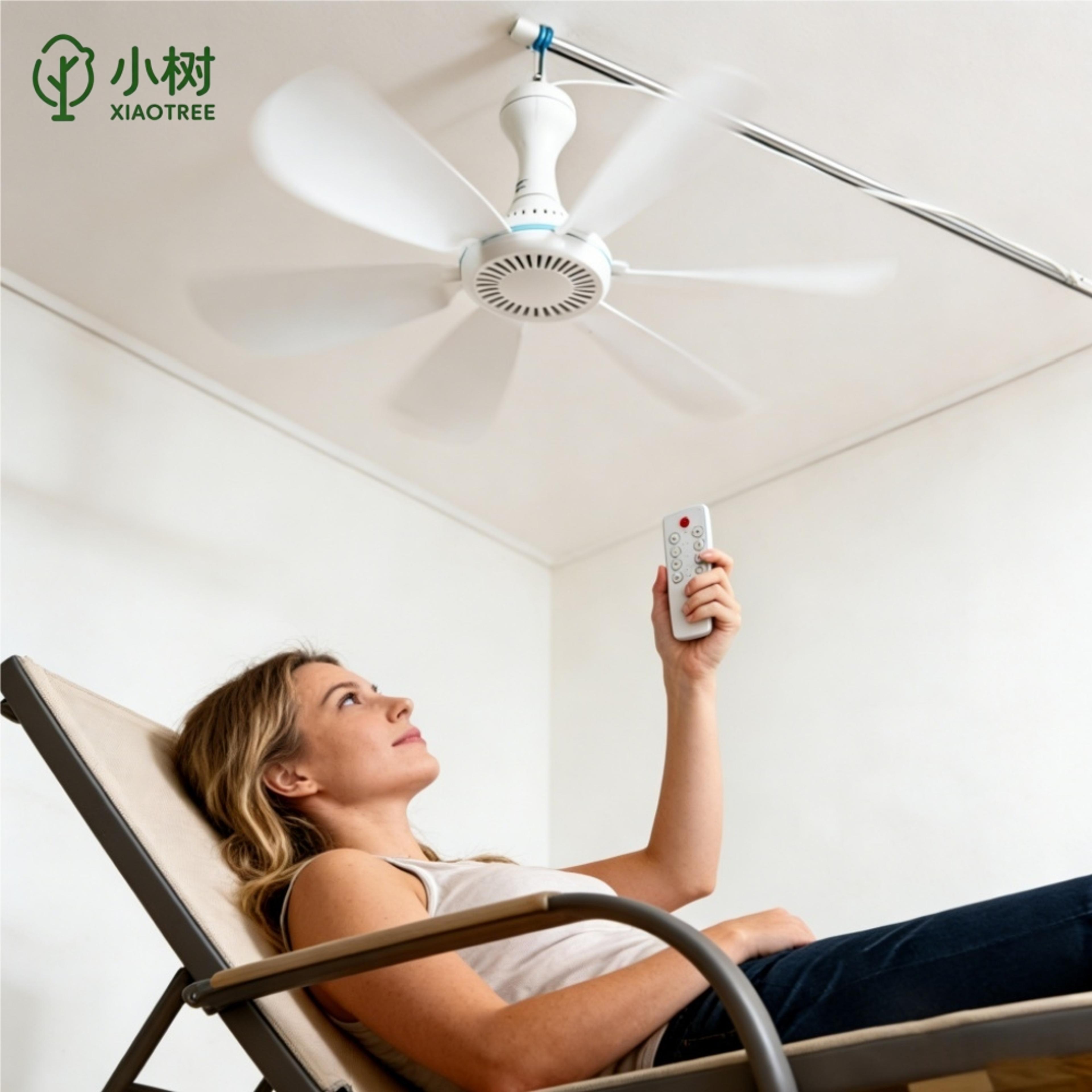 usb portable hanging ceiling fan blade air circulator for camping rv home cooling
