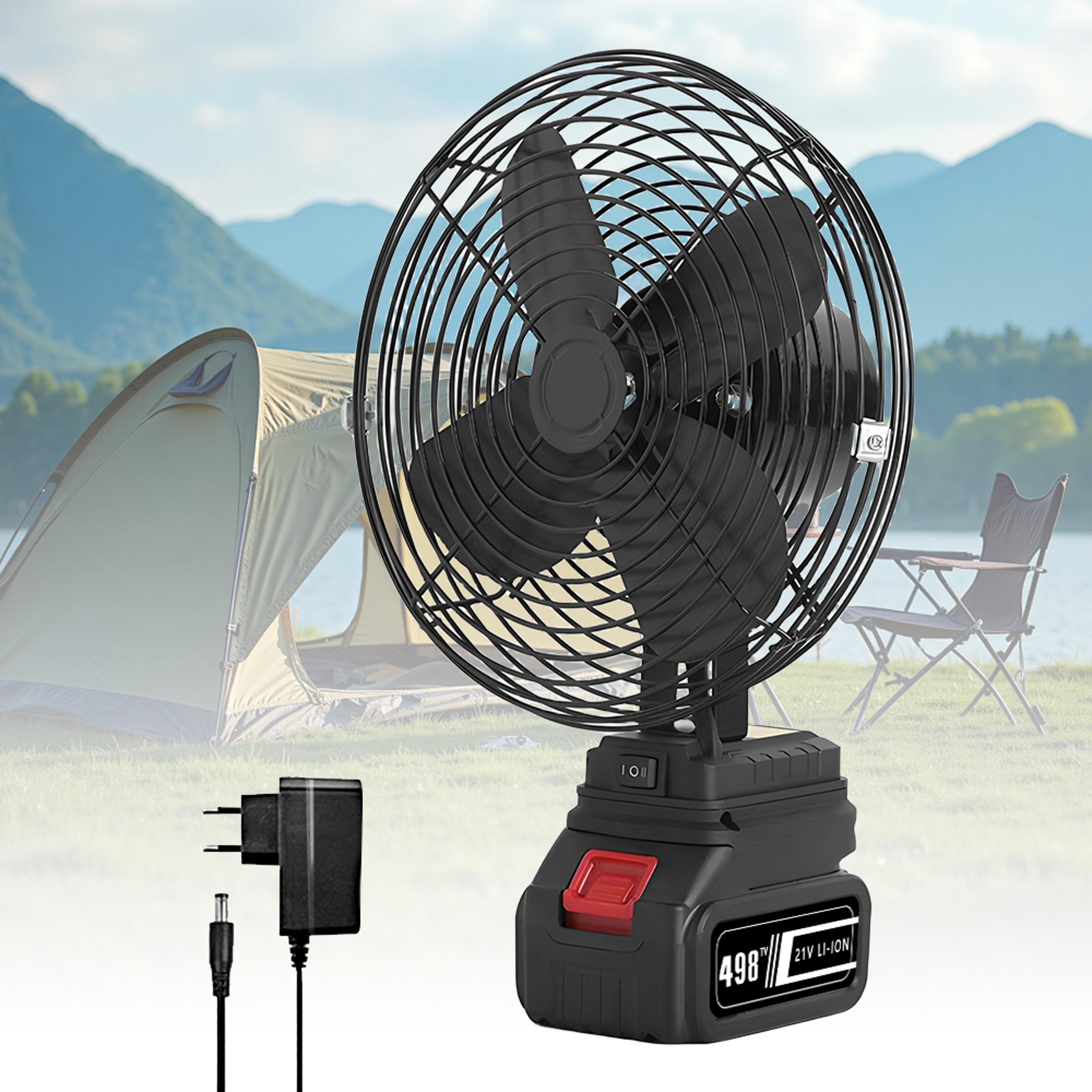 camping fan battery powered makita fan