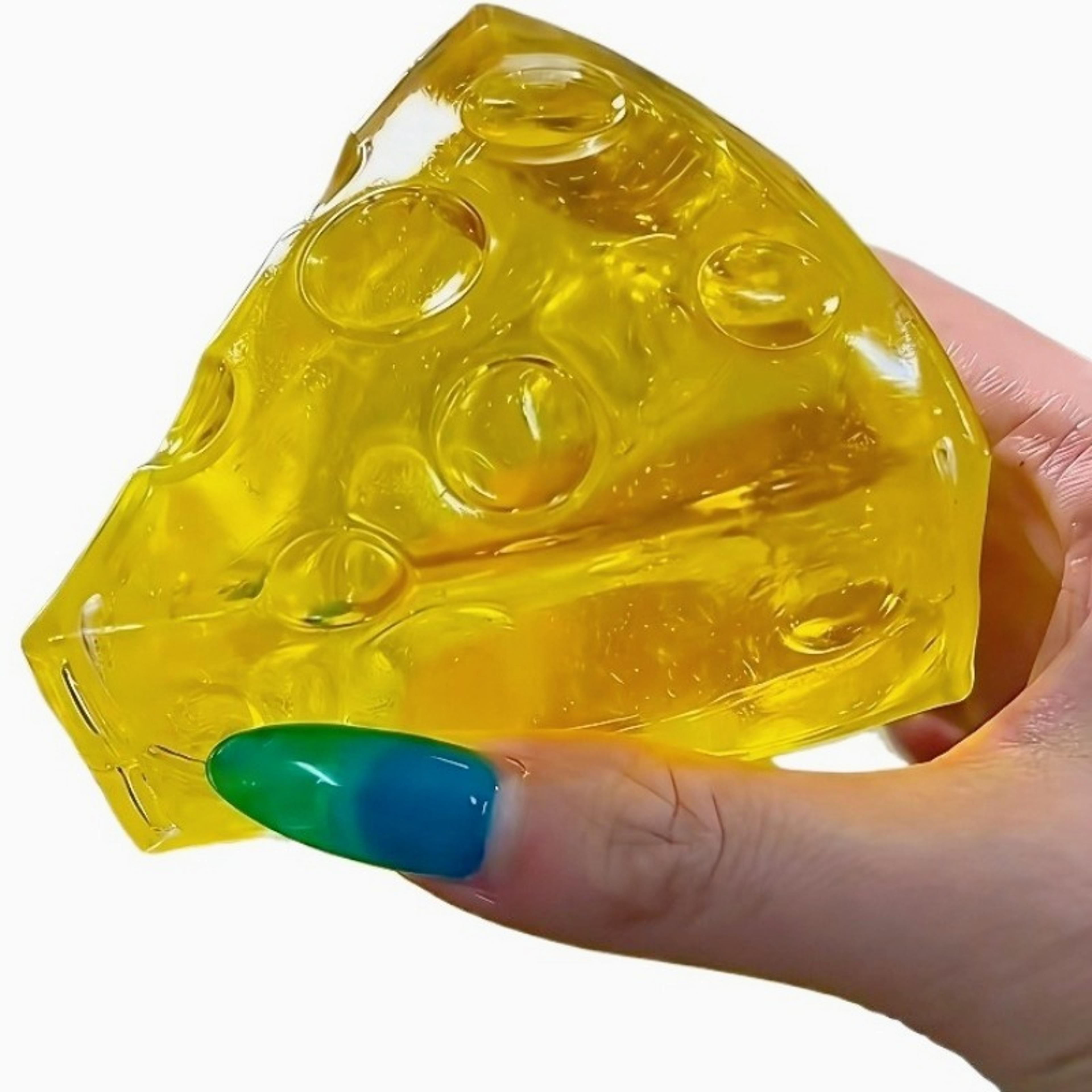 honey cheese squishy fidget toy soft mochi stress relief square squeeze toy for adults & kids