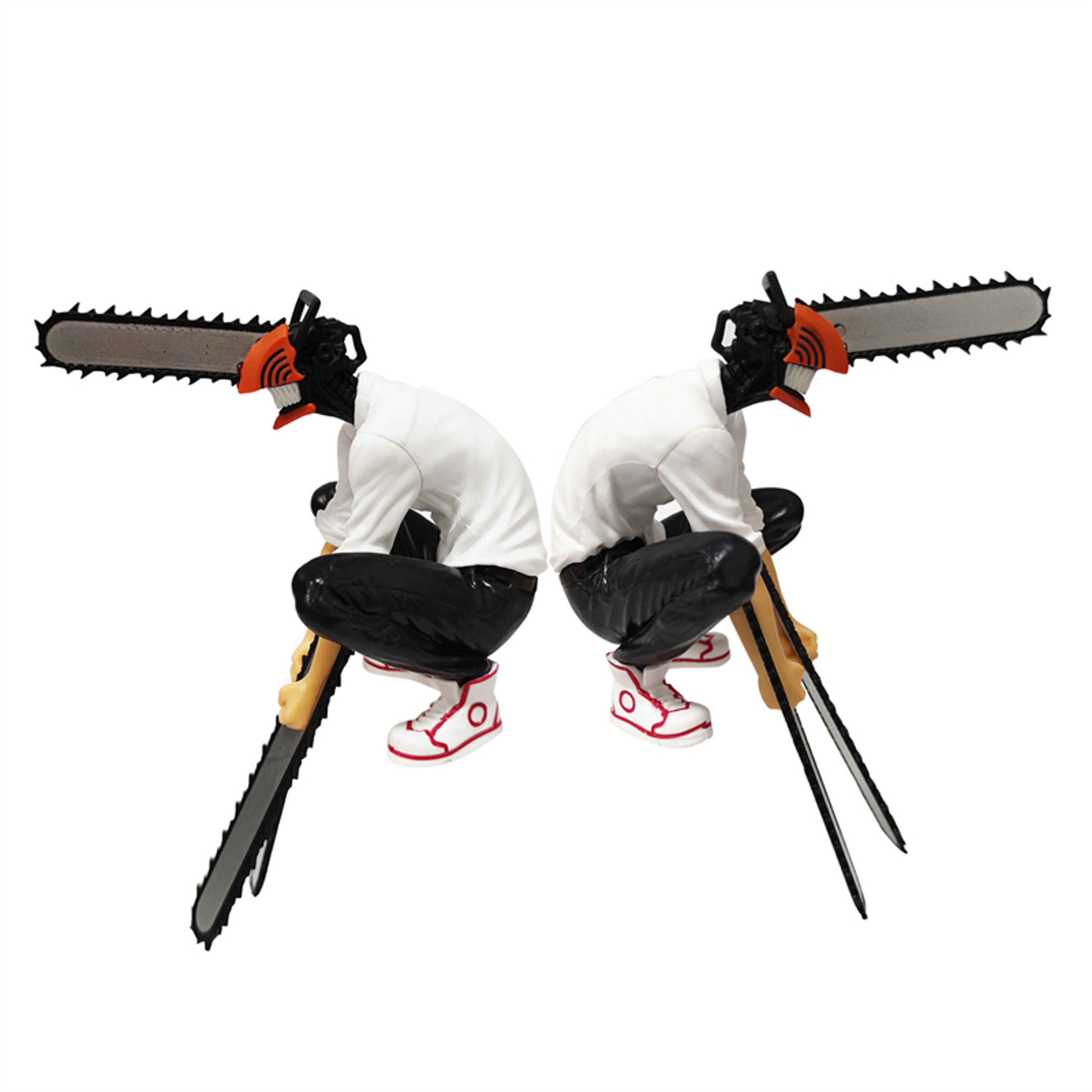 chainsaw man denji & power pvc anime action figure collectible model toy