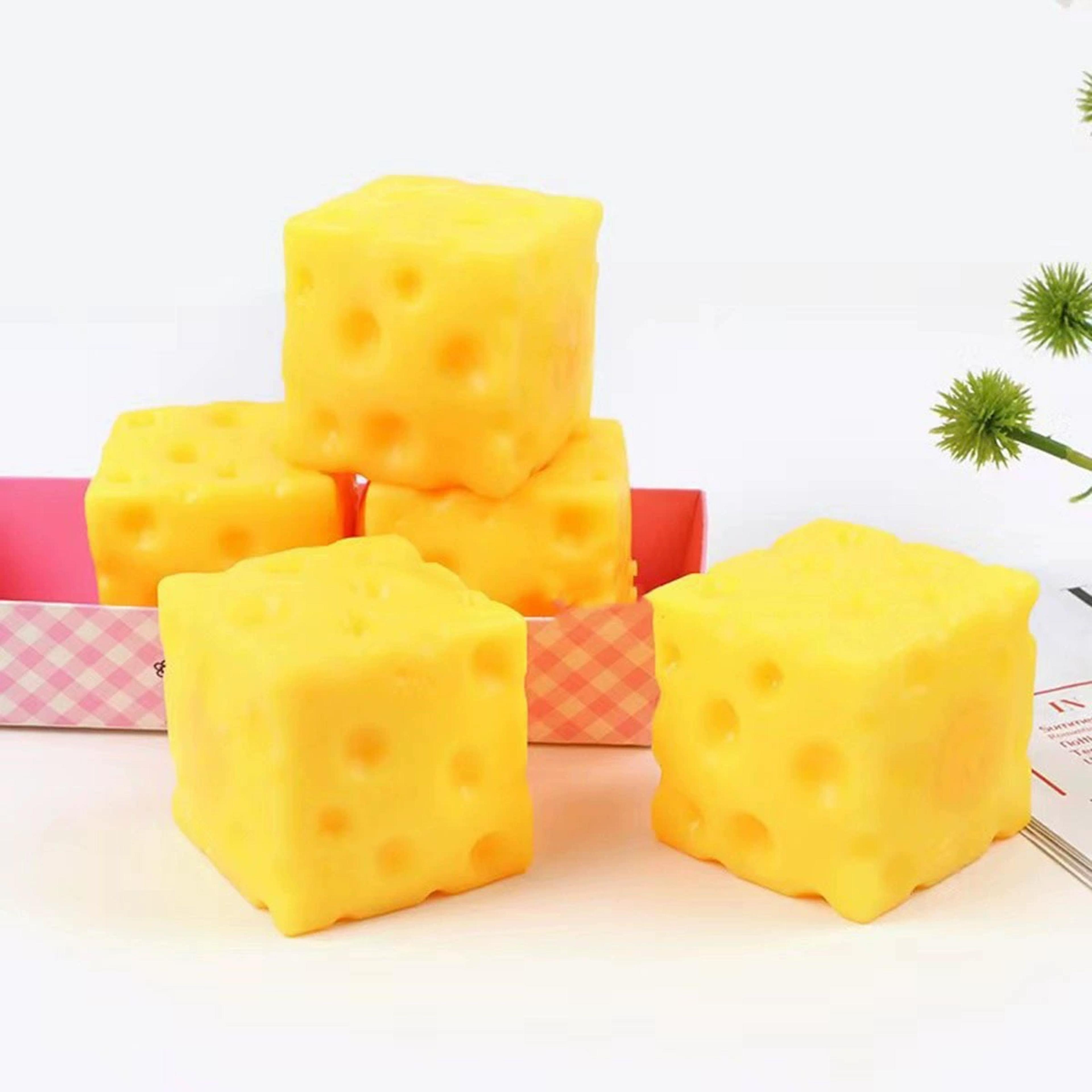 squishy cheese slow rebound stress relief fidget toy for anxiety relief