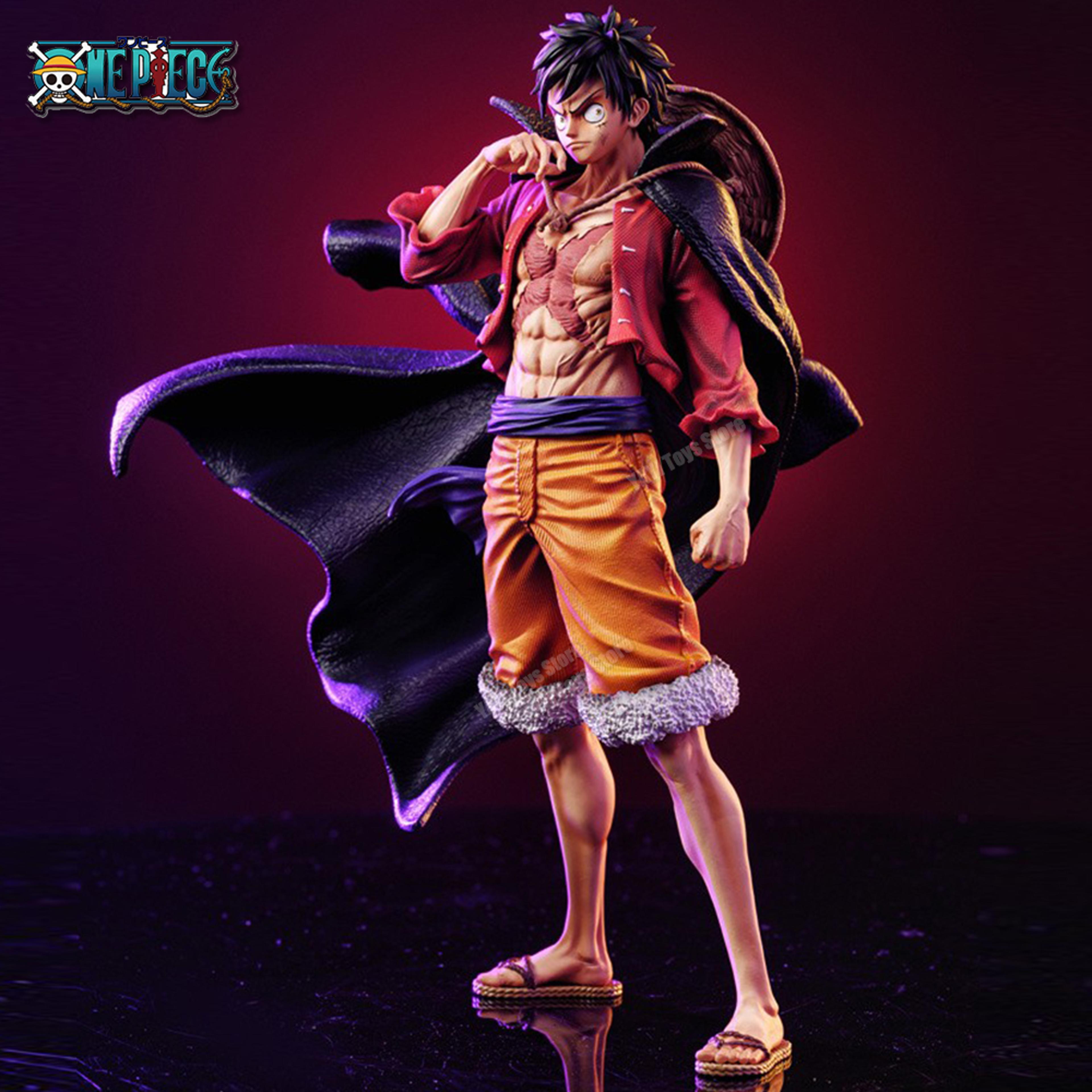 one piece luffy sun god nika pvc action figure collectible anime statue
