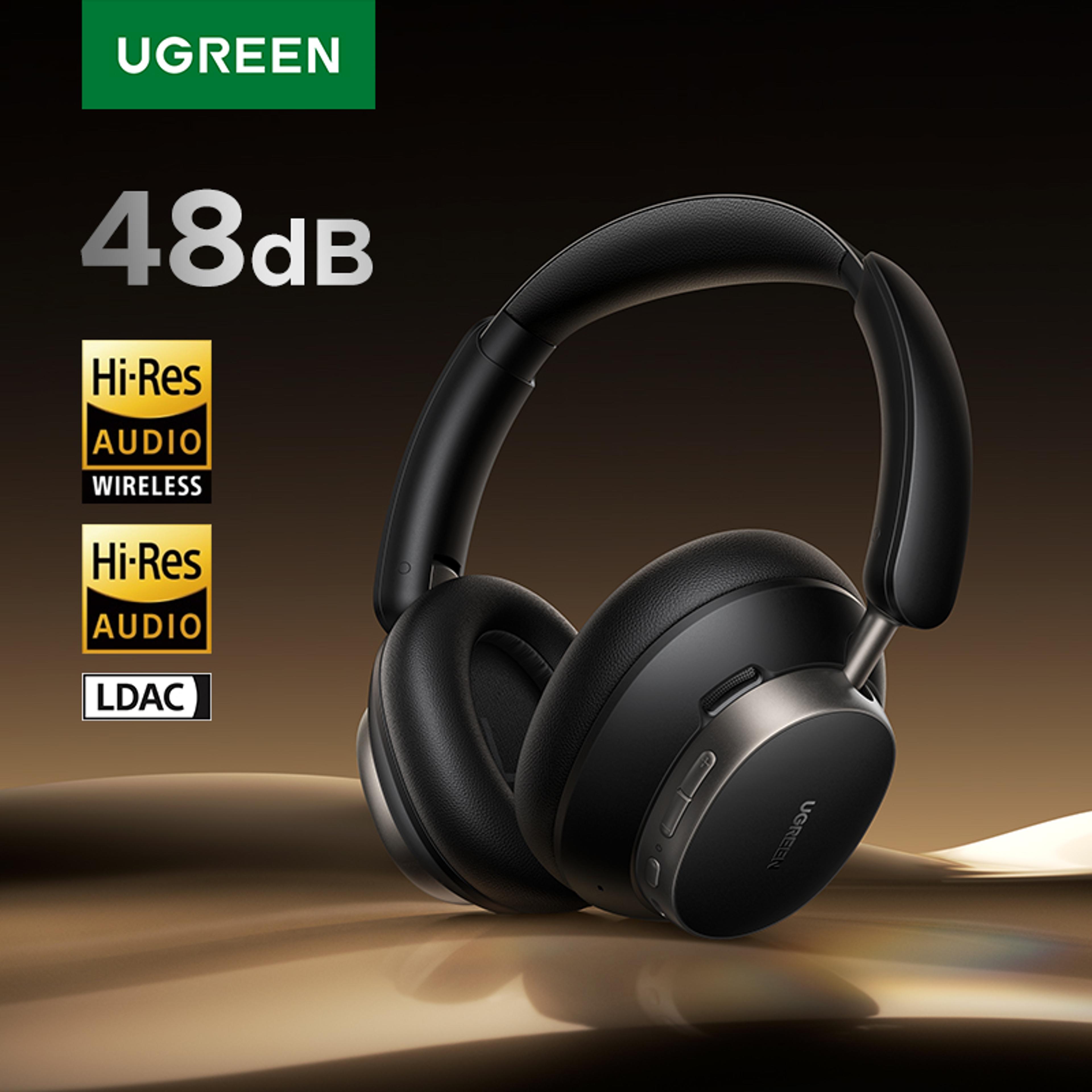 ugreen studio pro wireless noise cancelling headphones with hi res ldac & playtime