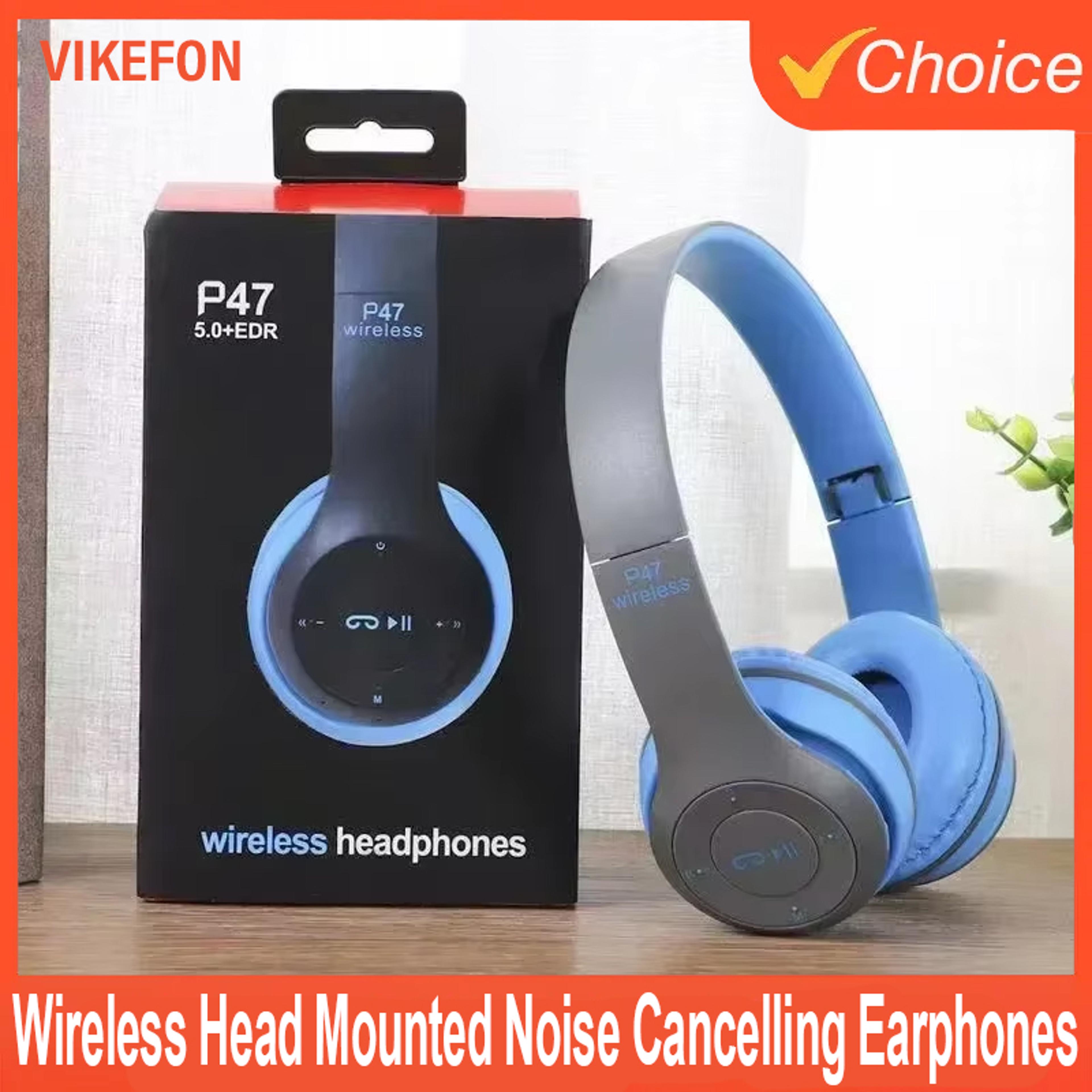 foldable bluetooth headphones with tf card player & wired mode