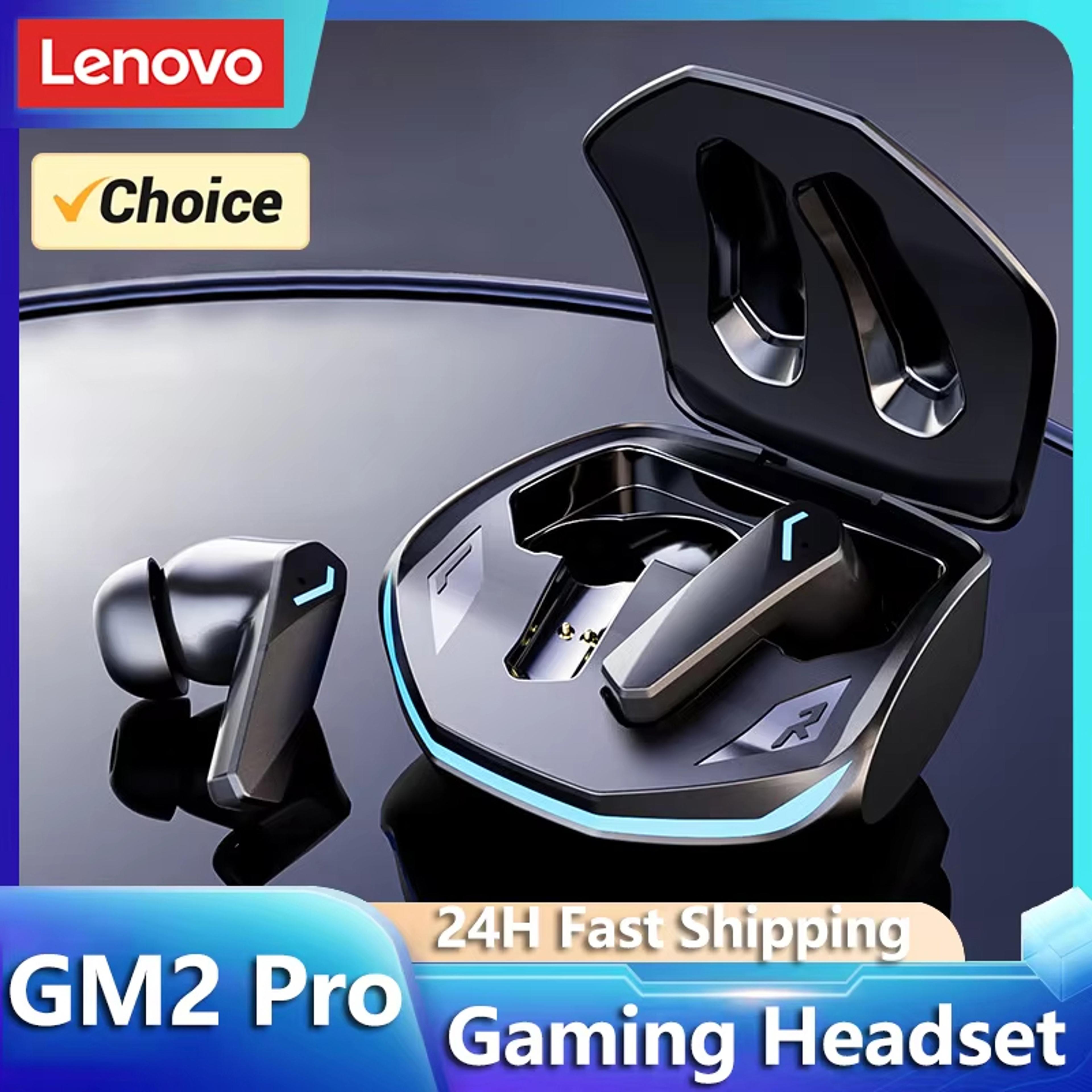 lenovo pro bluetooth gaming earbuds with low latency stereo sound