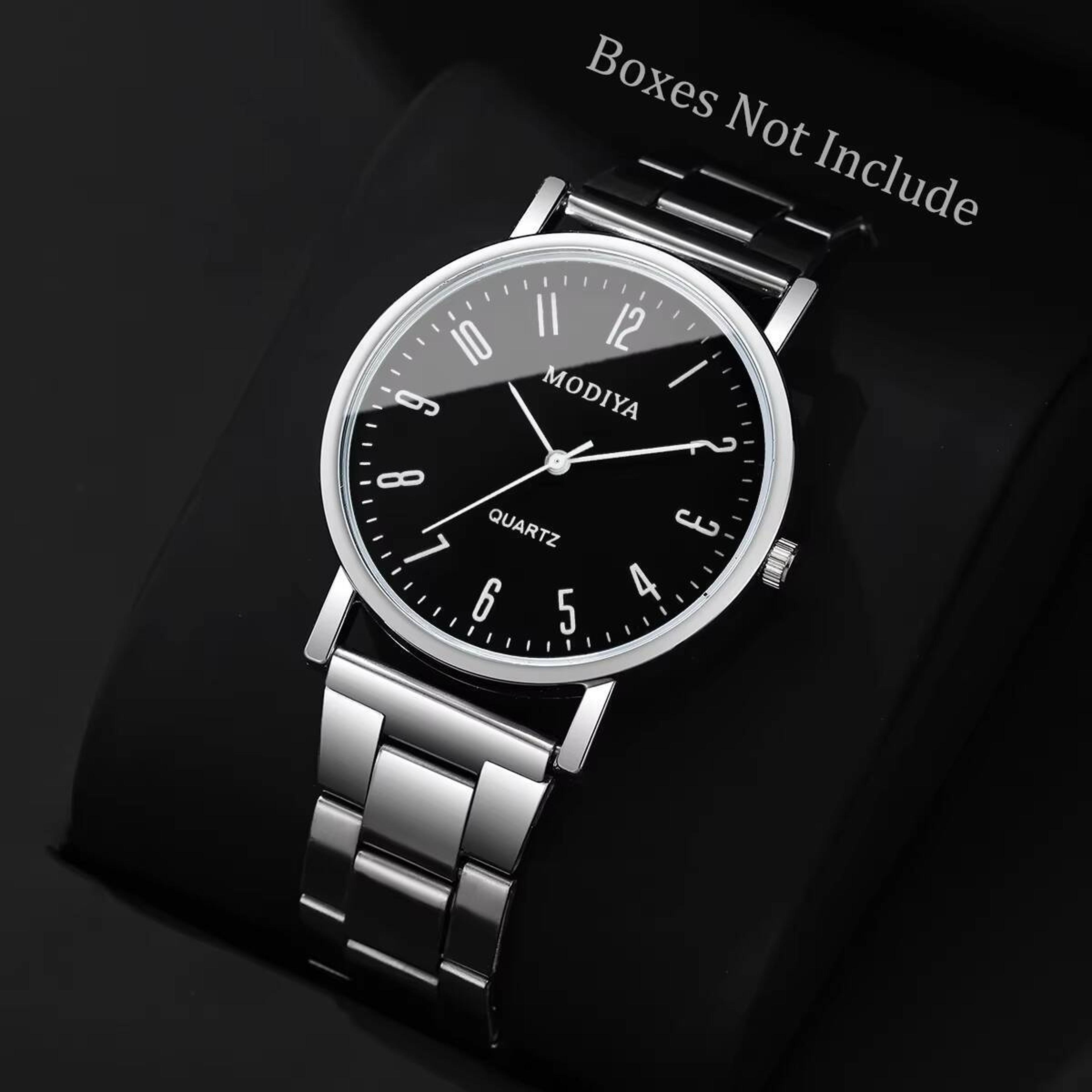 classic executive quartz watch for men business casual analog wristwatch