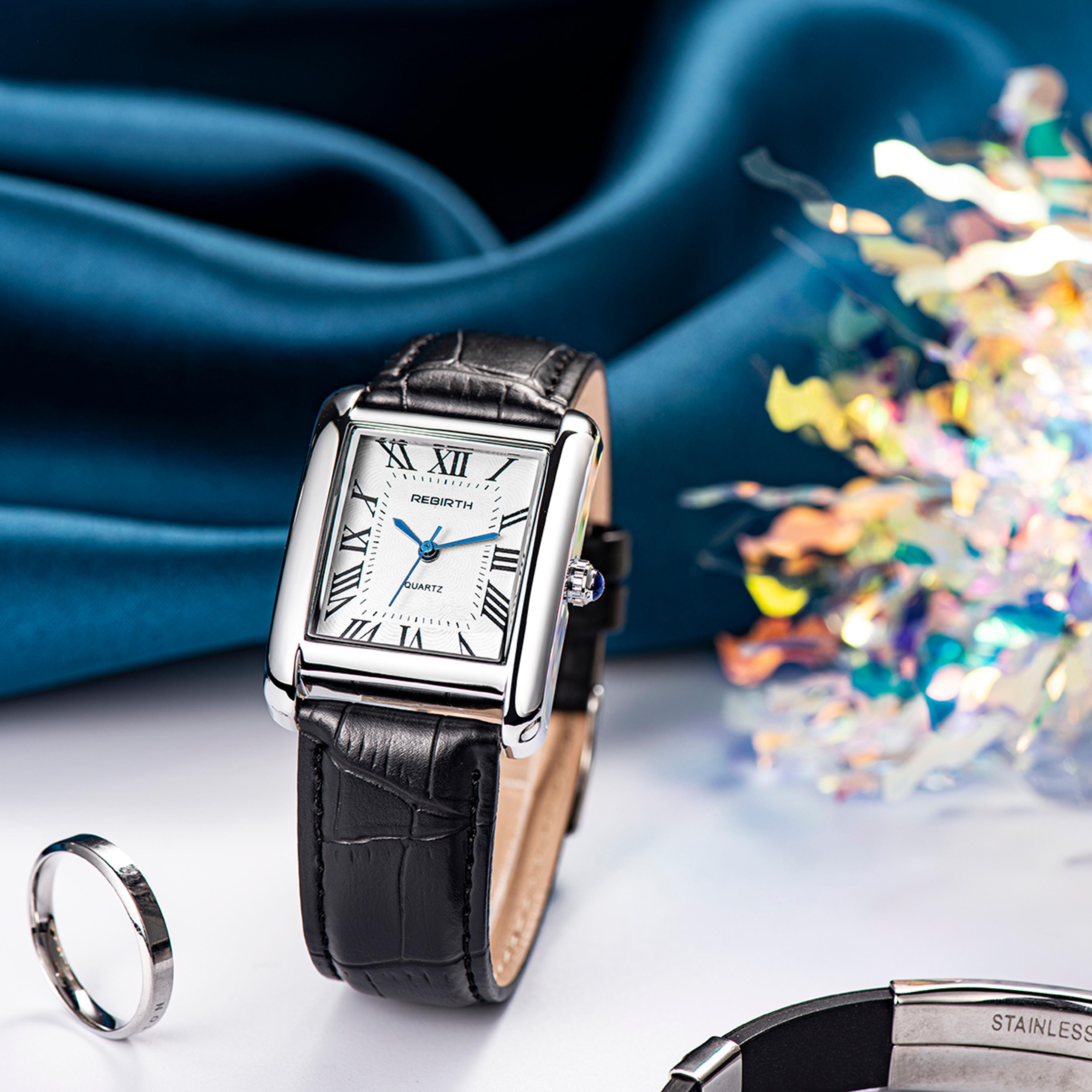 vintage roman square quartz watch for women elegant retro wristwatch