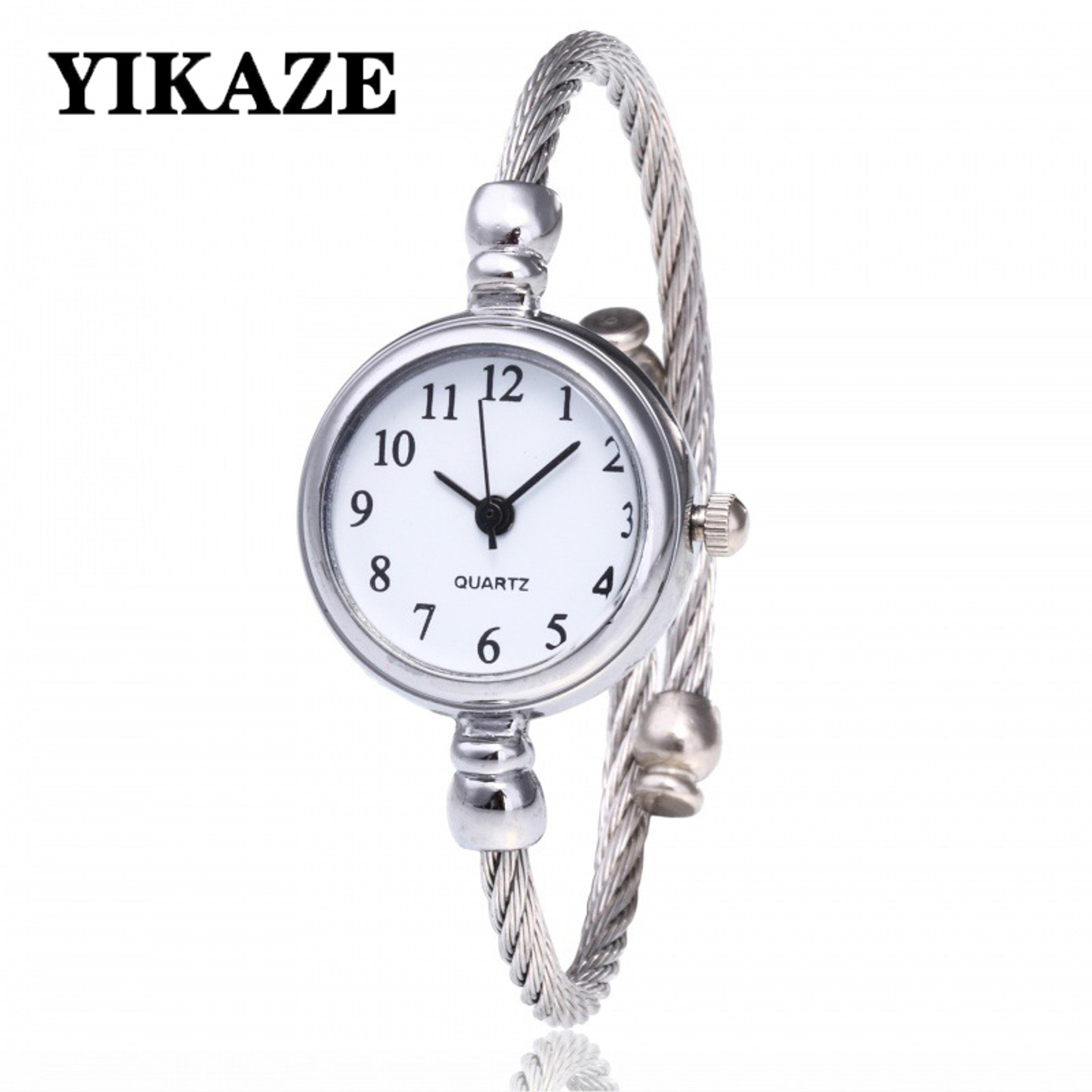 aurelia gold bangle watch for women retro quartz bracelet watch with stainless steel chain