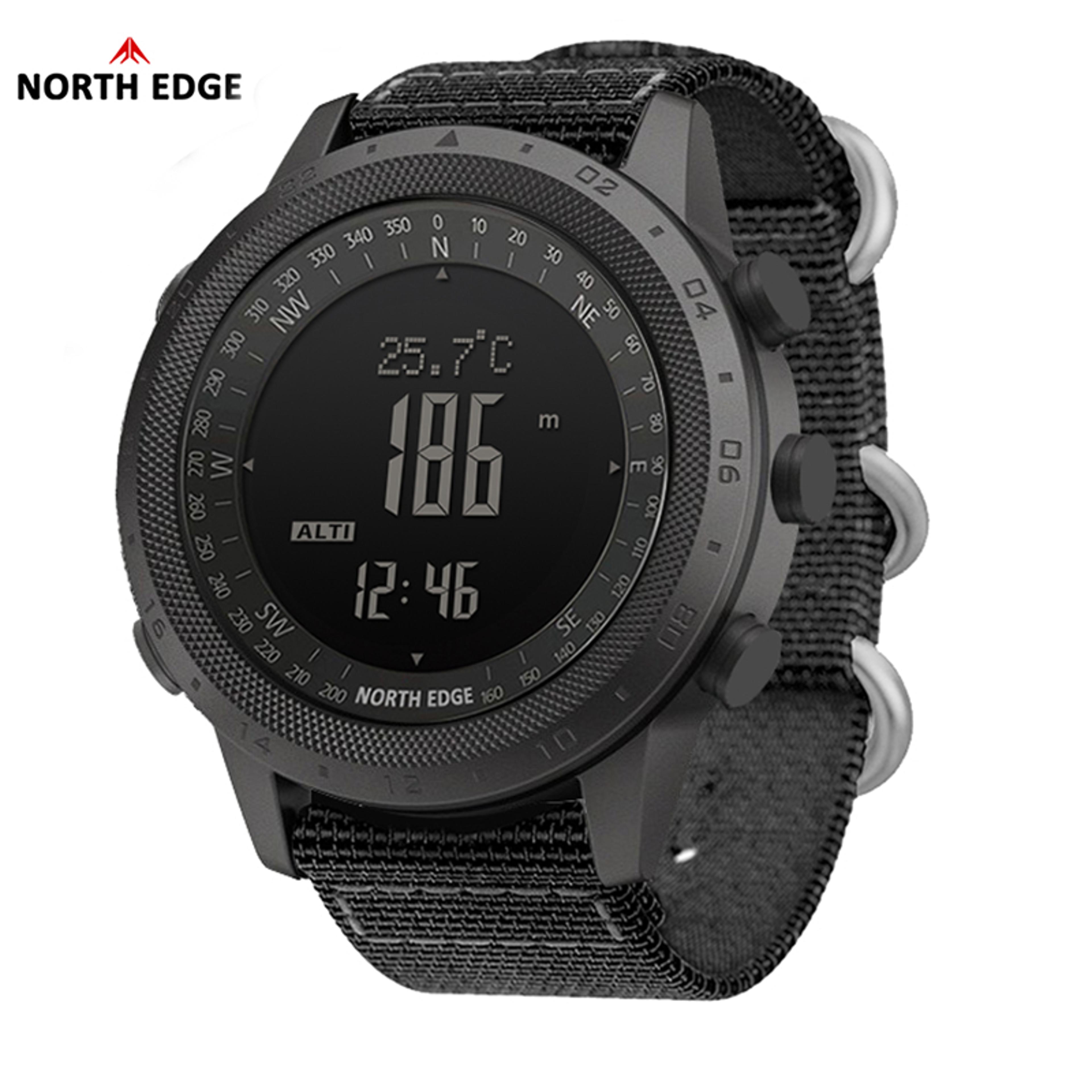 north edge desert outdoor adventure watch with altimeter barometer & compass