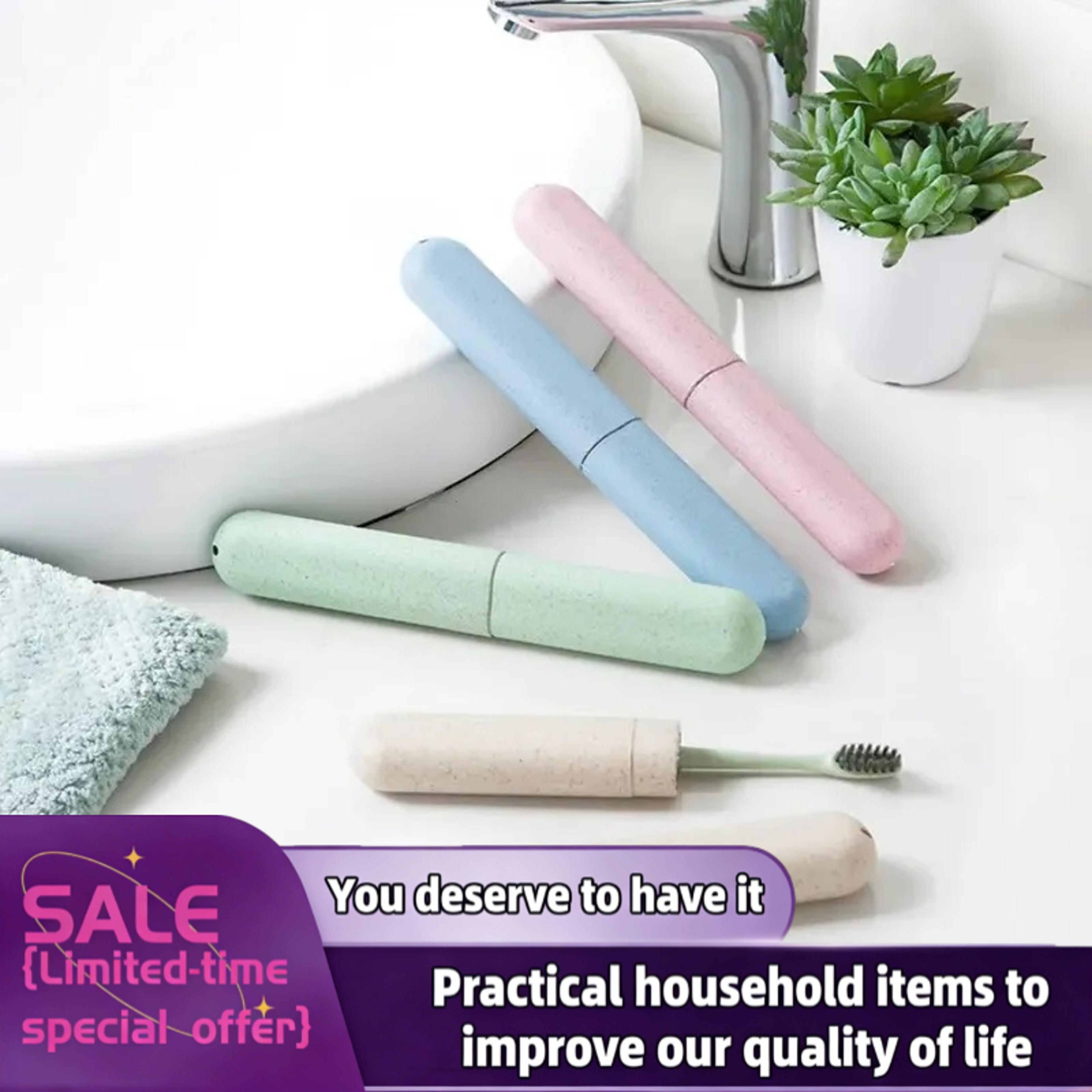 travel toothbrush holder portable dustproof toothbrush case for camping & travel